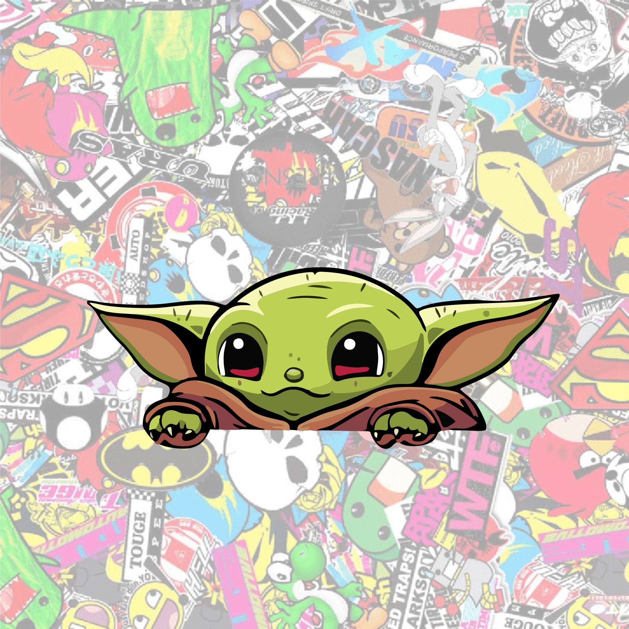 Baby Yoda Peeker