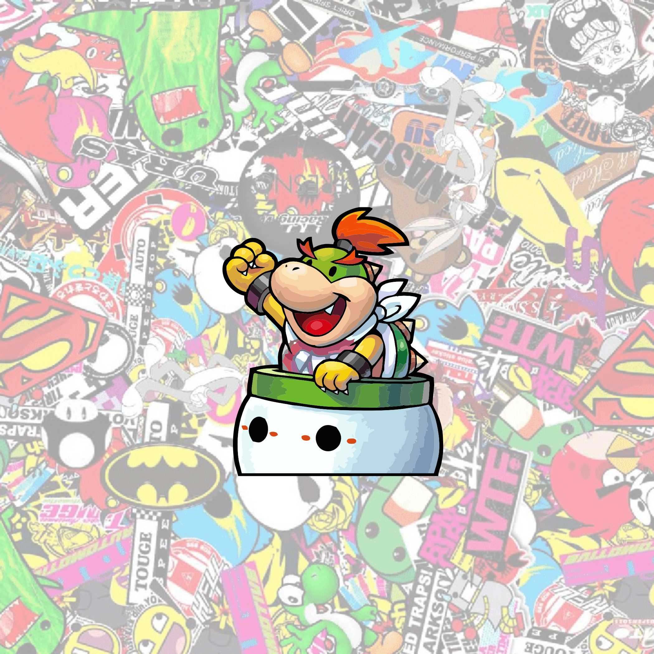 Bowser Koopa Jr. Peeker