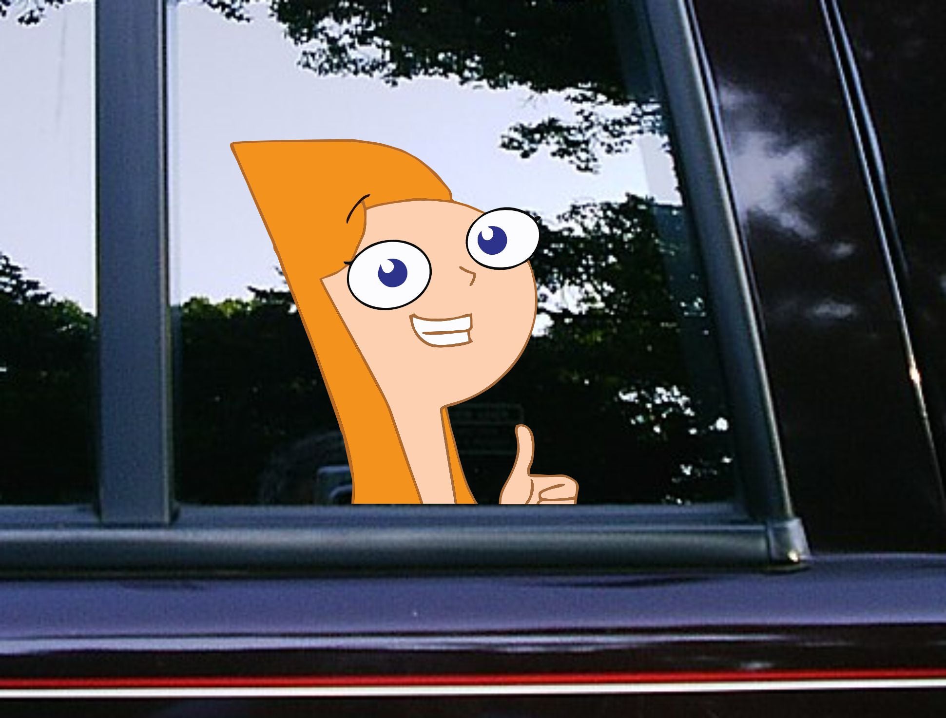 Candace Thumbs Up Peeker