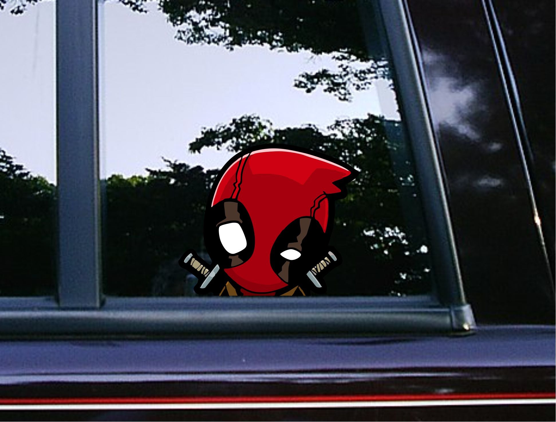 Cute Deadpool Peeker