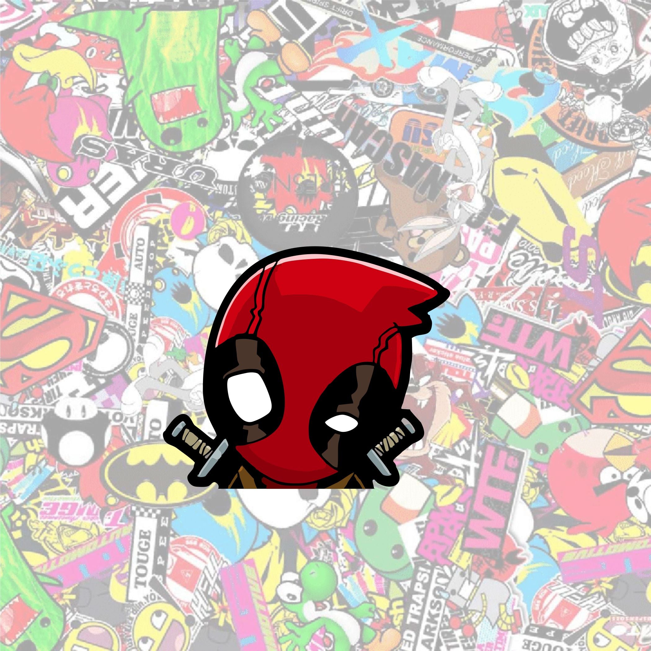 Cute Deadpool Peeker