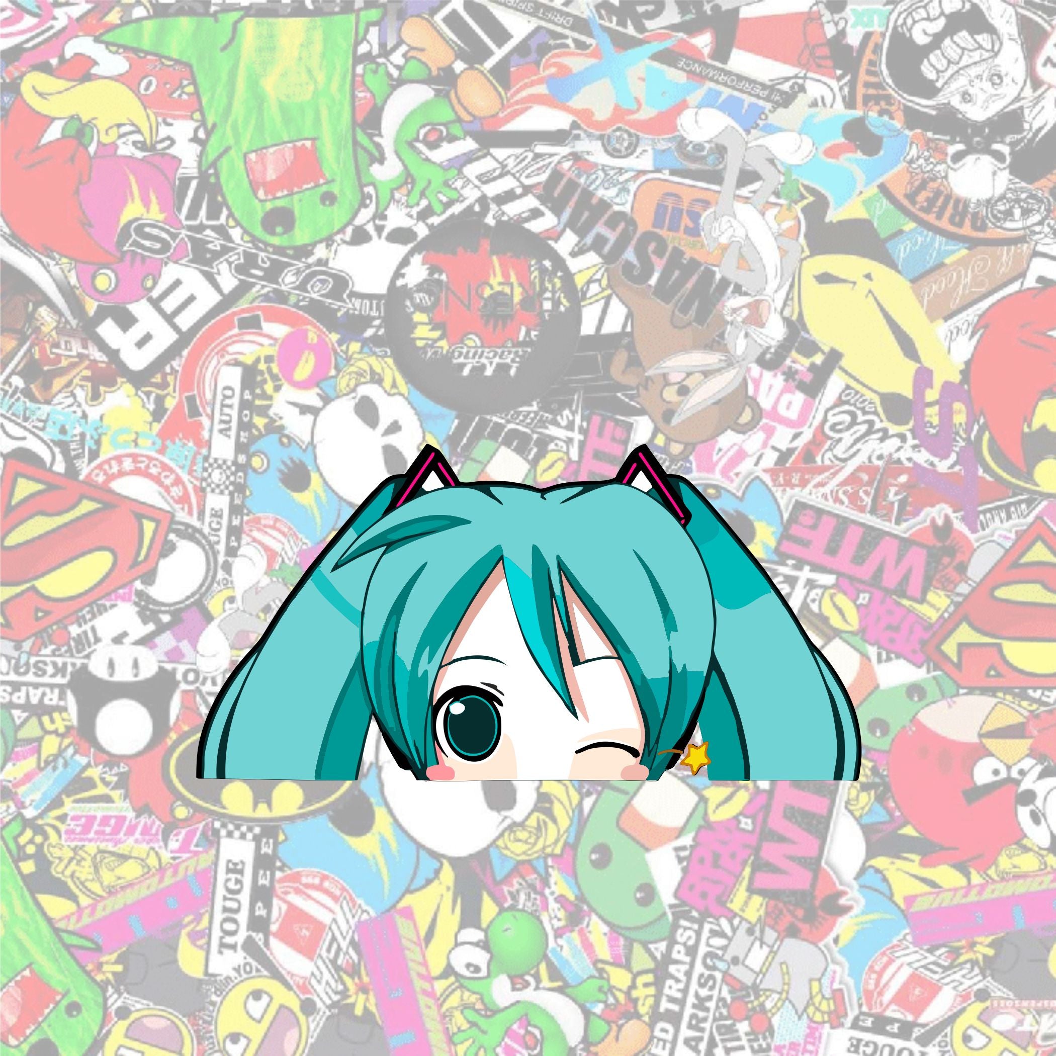 Hatsune Miku Peeker
