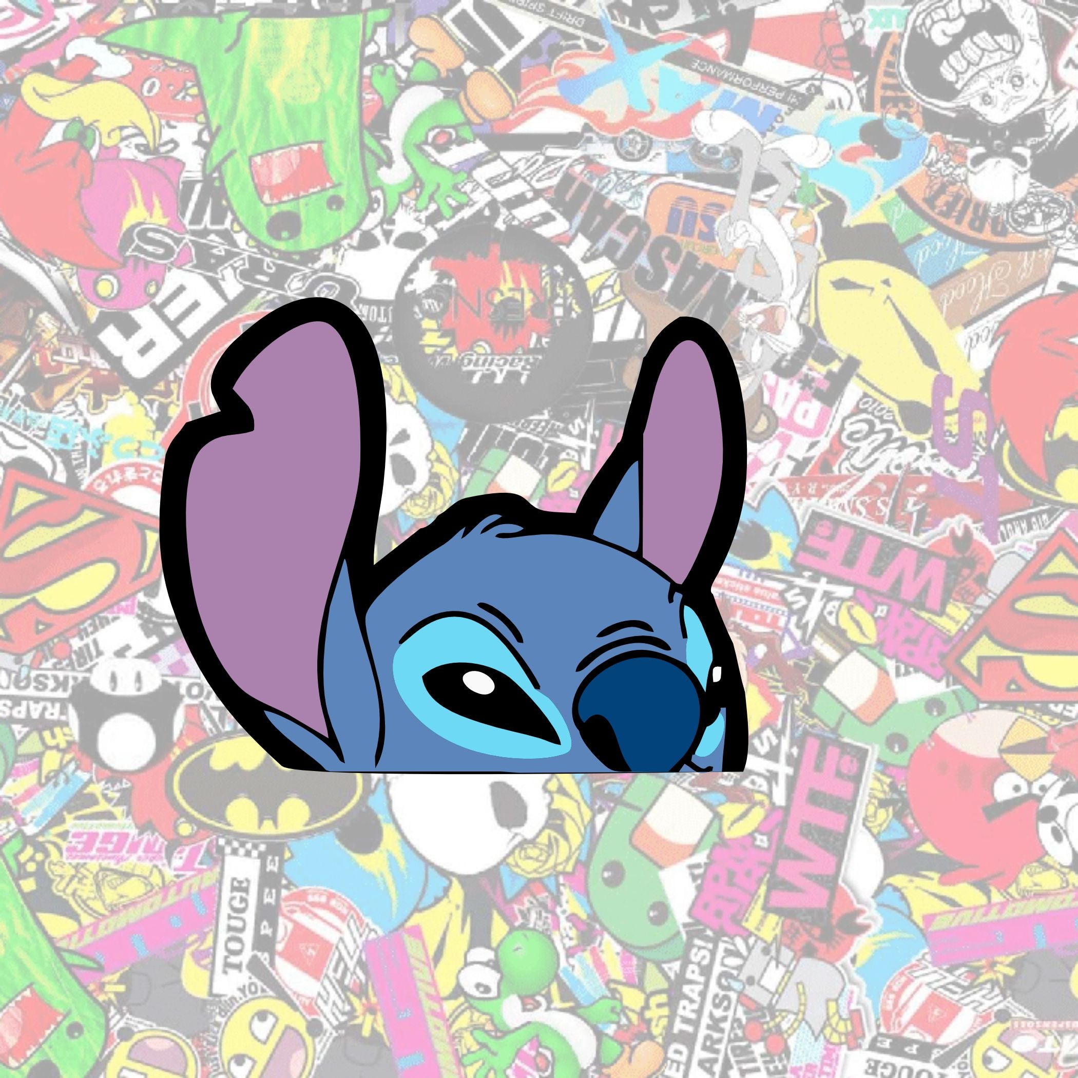 Cute Stitch Peeker