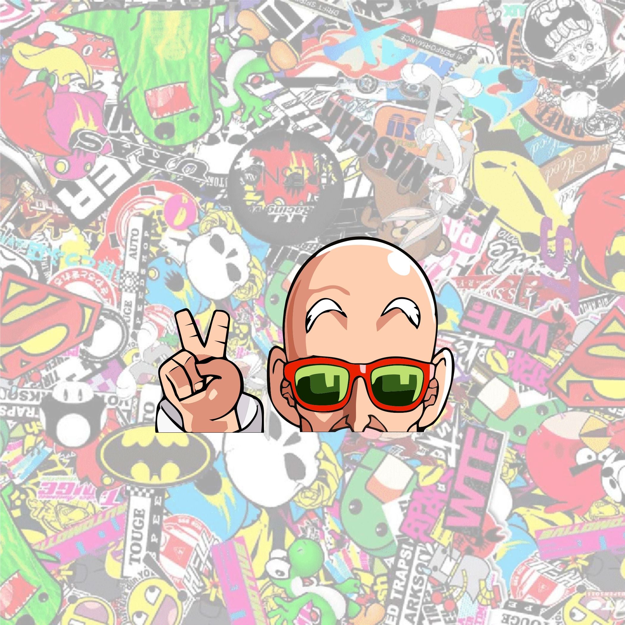 Master Roshi Peace Peeker