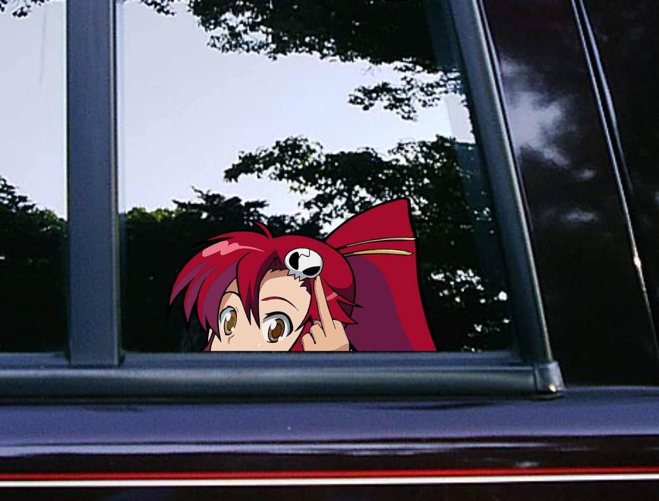 Yoko Middle Finger Peeker