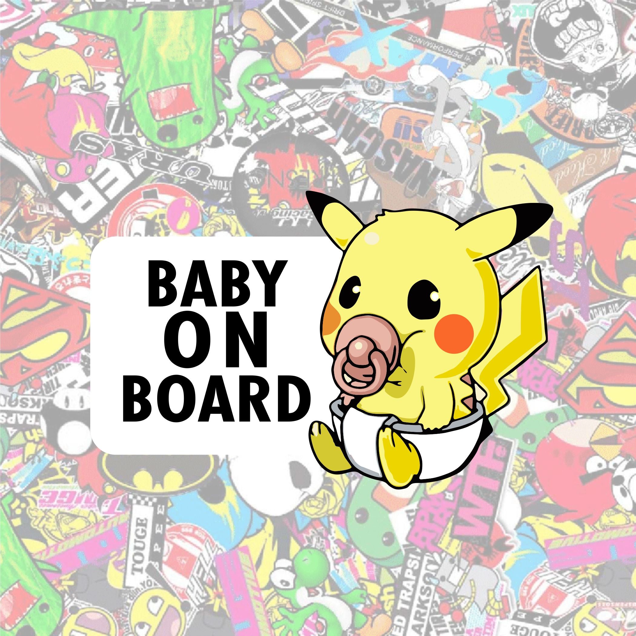 Baby on Board Peekachu
