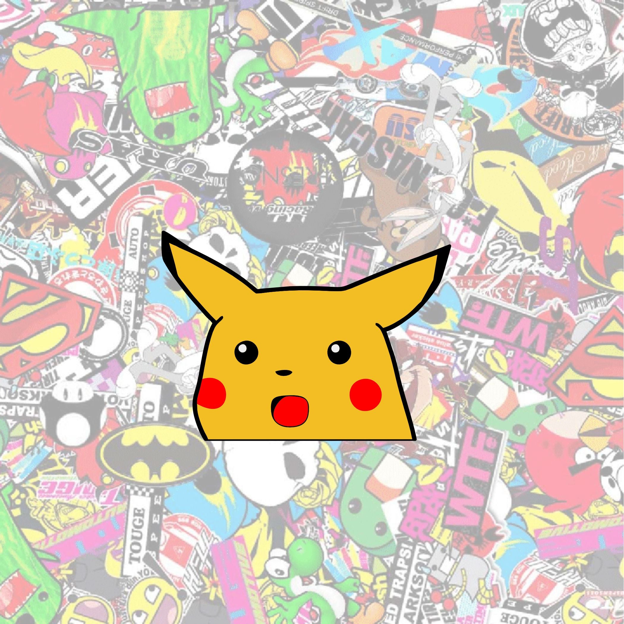 Shock Pikachu Meme Peeker