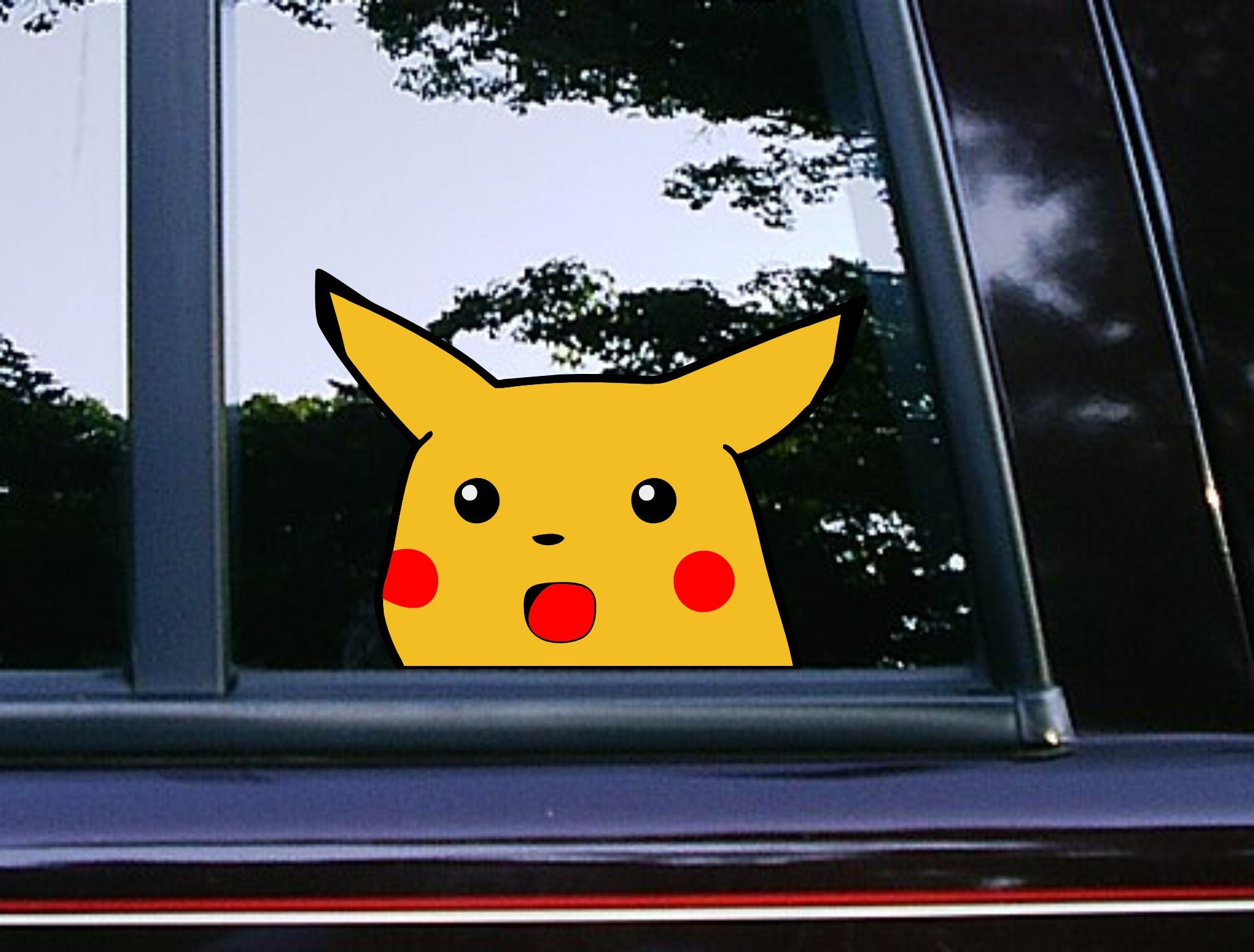 Shock Pikachu Meme Peeker