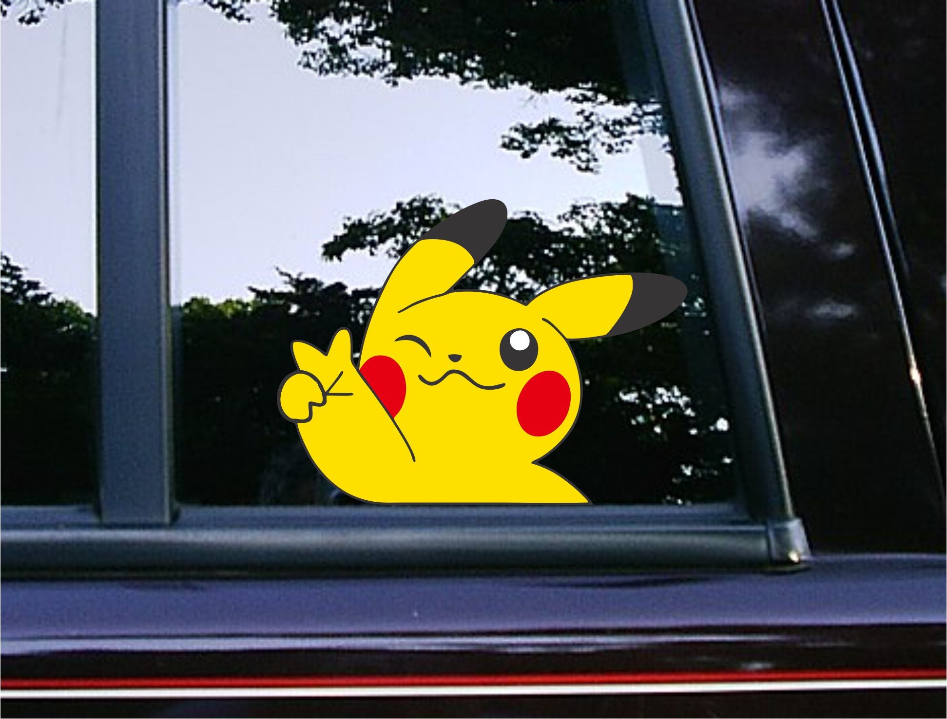 Pikachu Peace Peeker