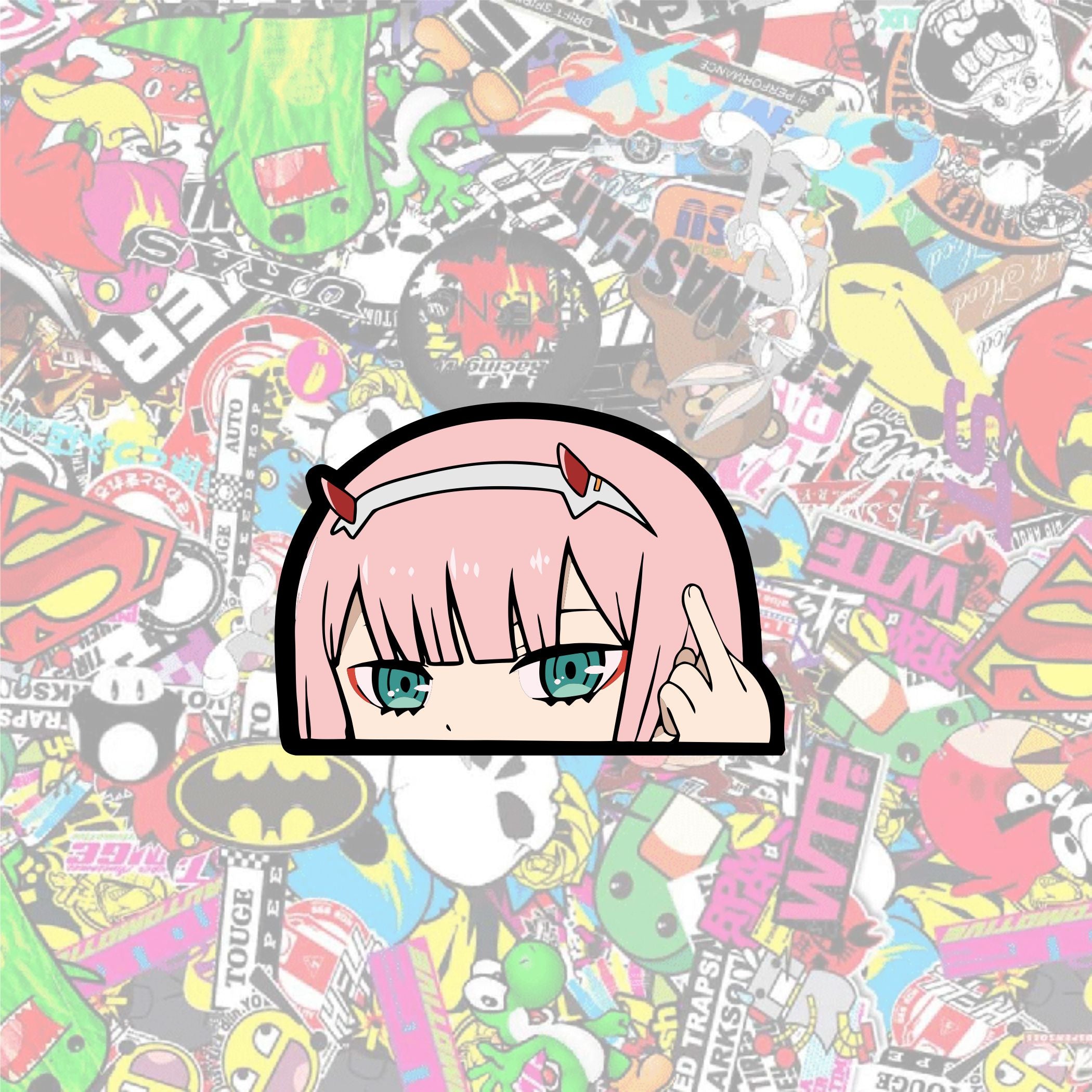 Zero Two Middle Finger