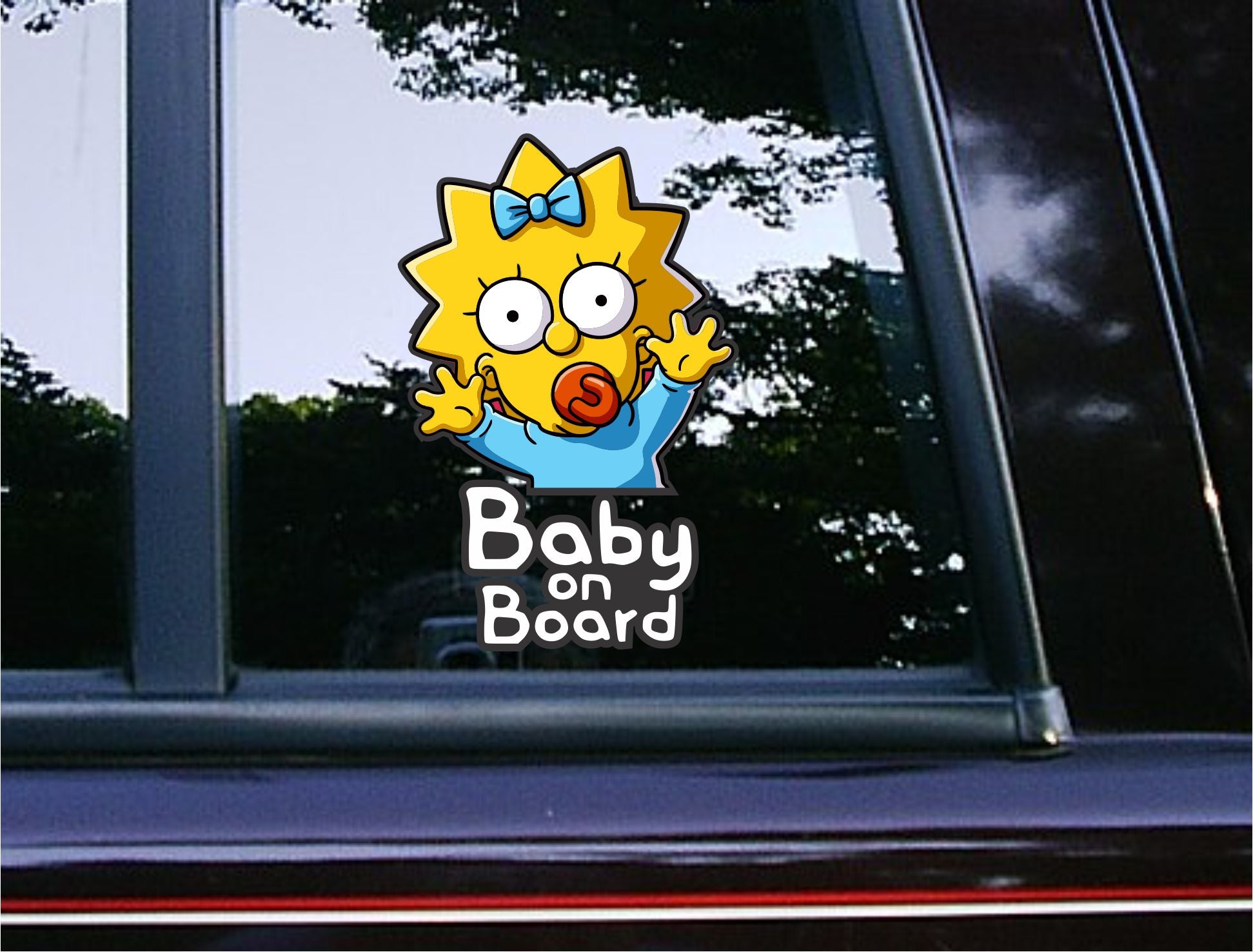 Baby On Board Maggie Simpson