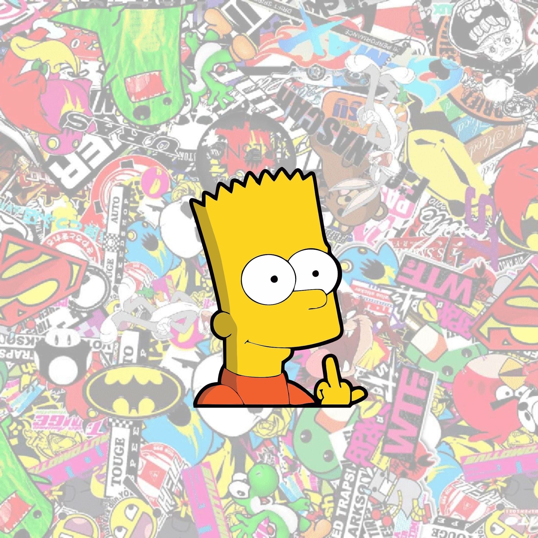 Bart Middle Finger