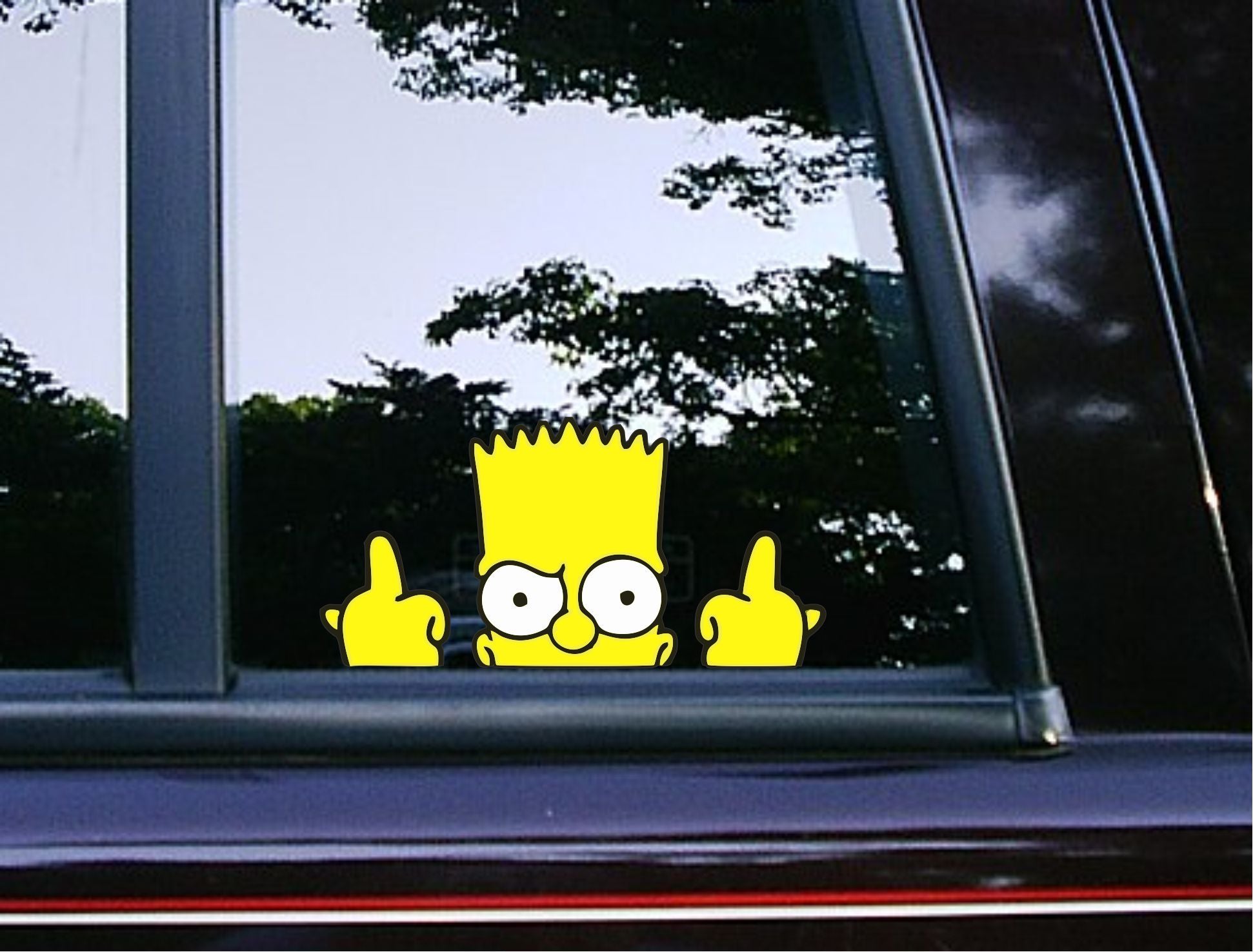 Bart Simpson Middle Finger