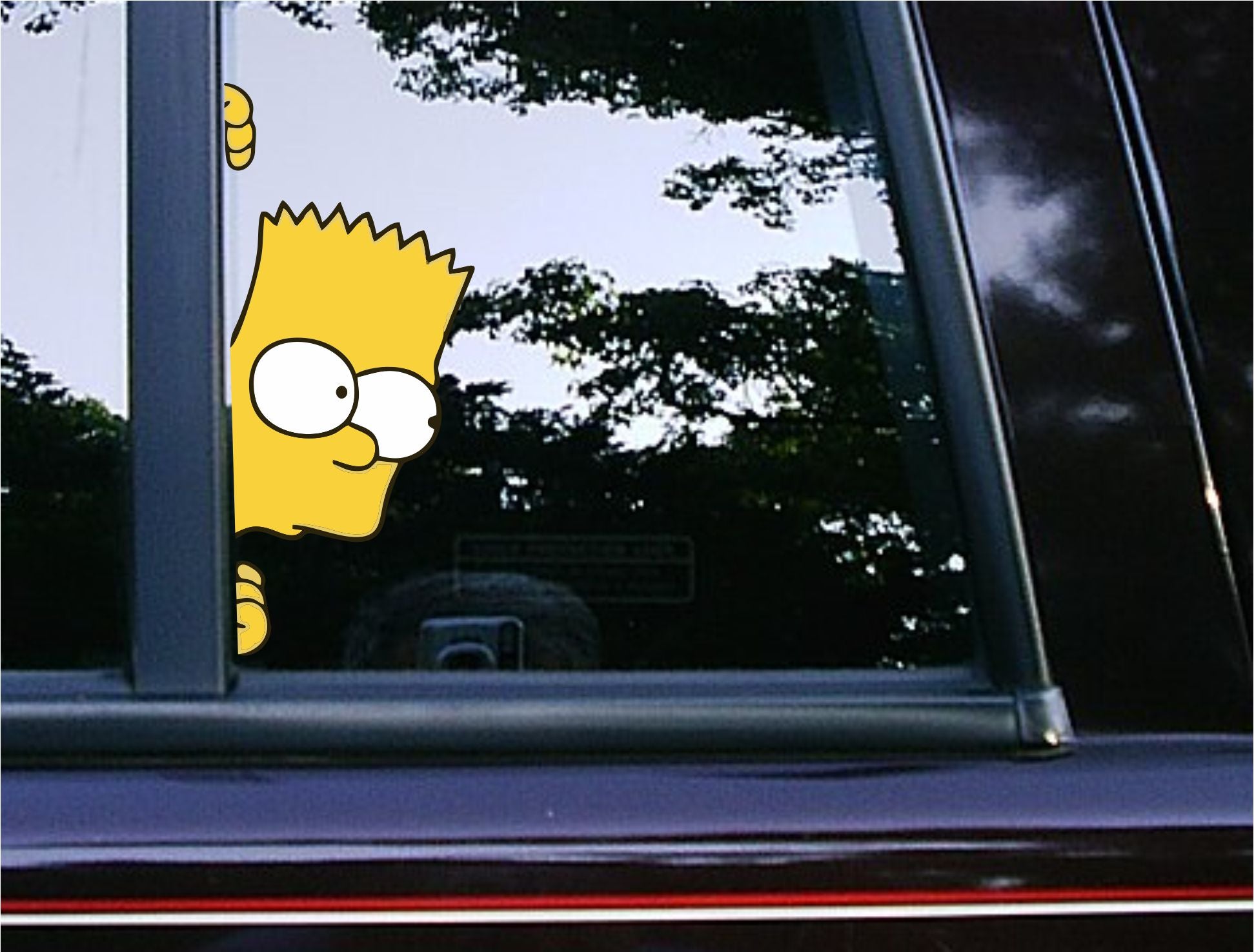 Bart Simpson Side Peeker