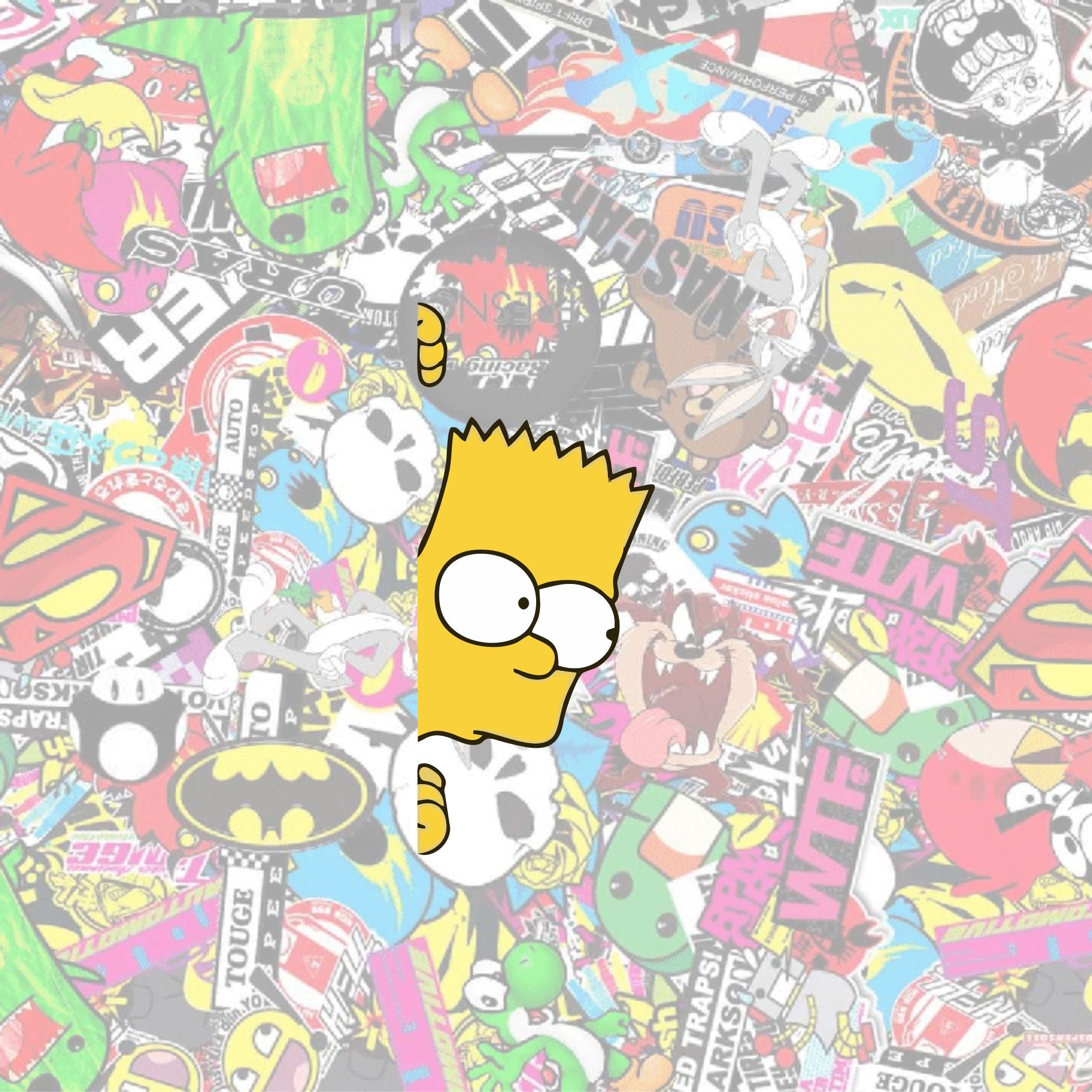 Bart Simpson Side Peeker