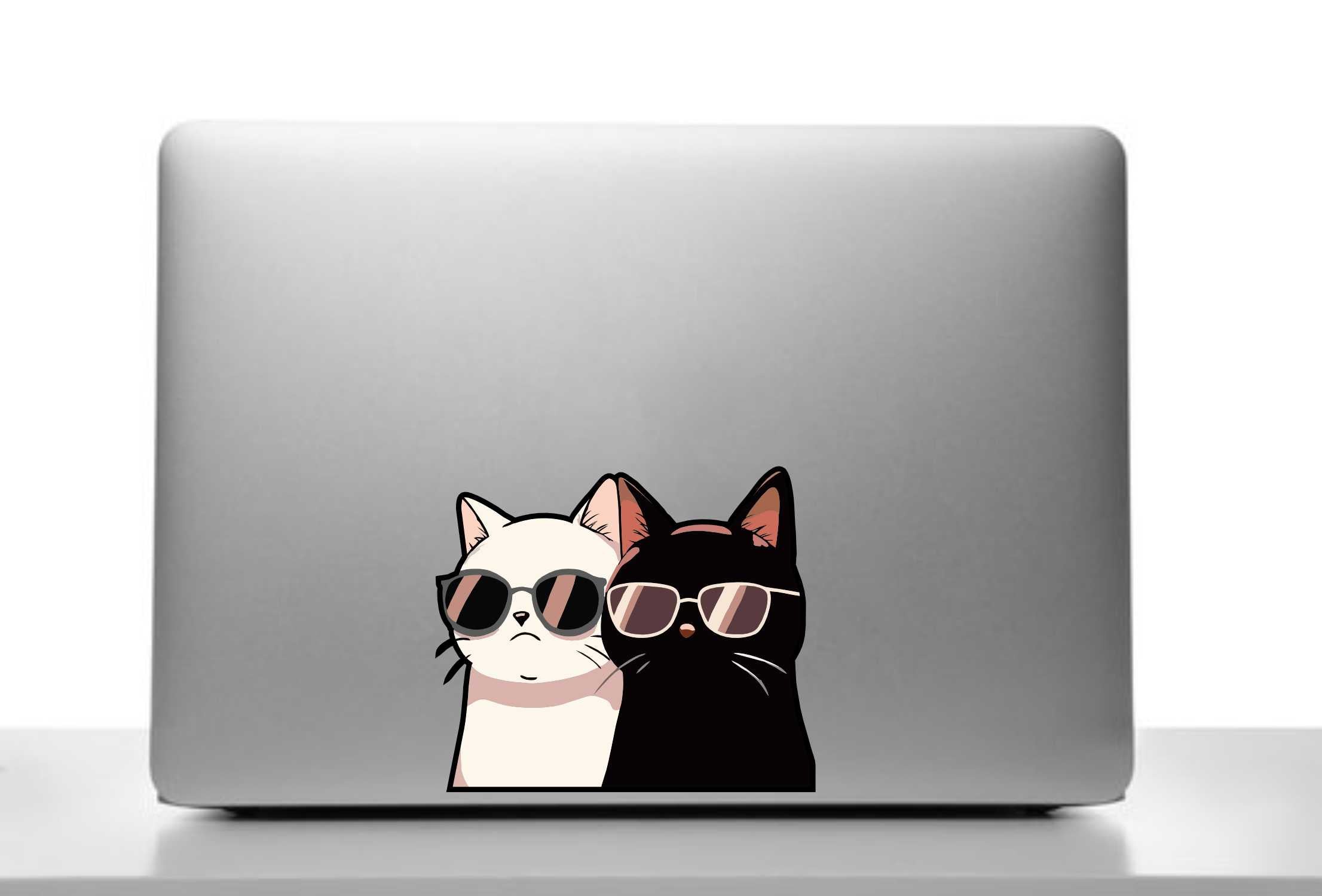 Cute Cats Glasses Peeker
