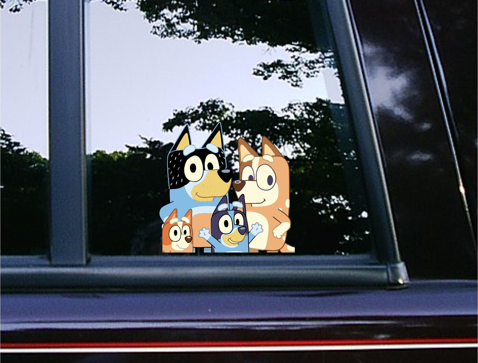 Bluey Family Peeker