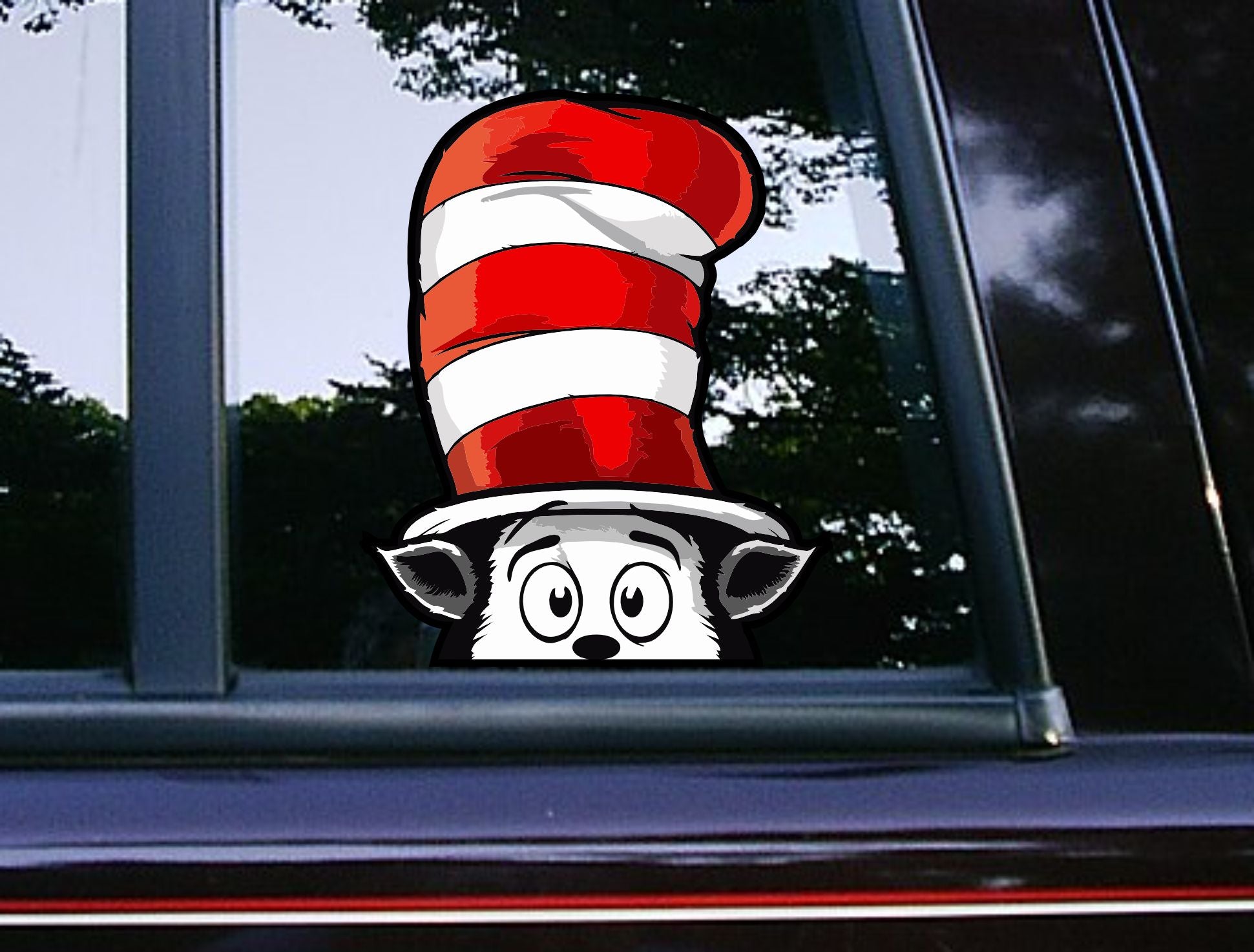 Cat in the Hat Peeker