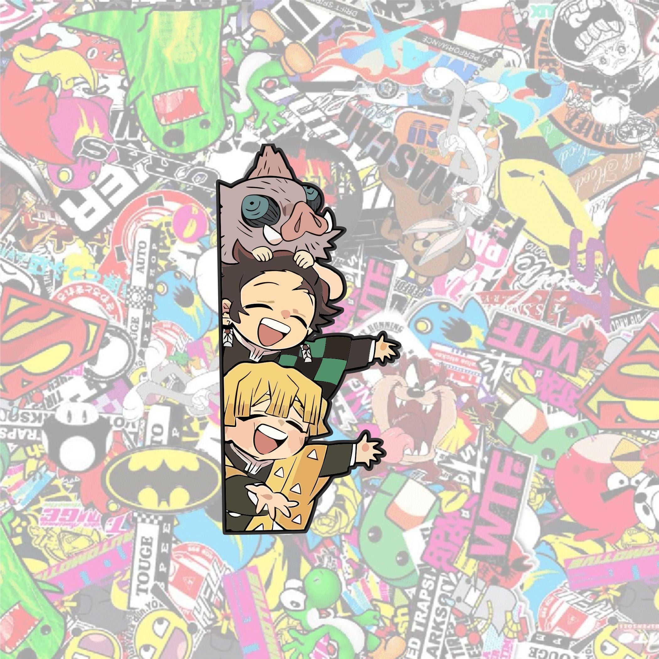 Cute Demon Slayer Side Peeker