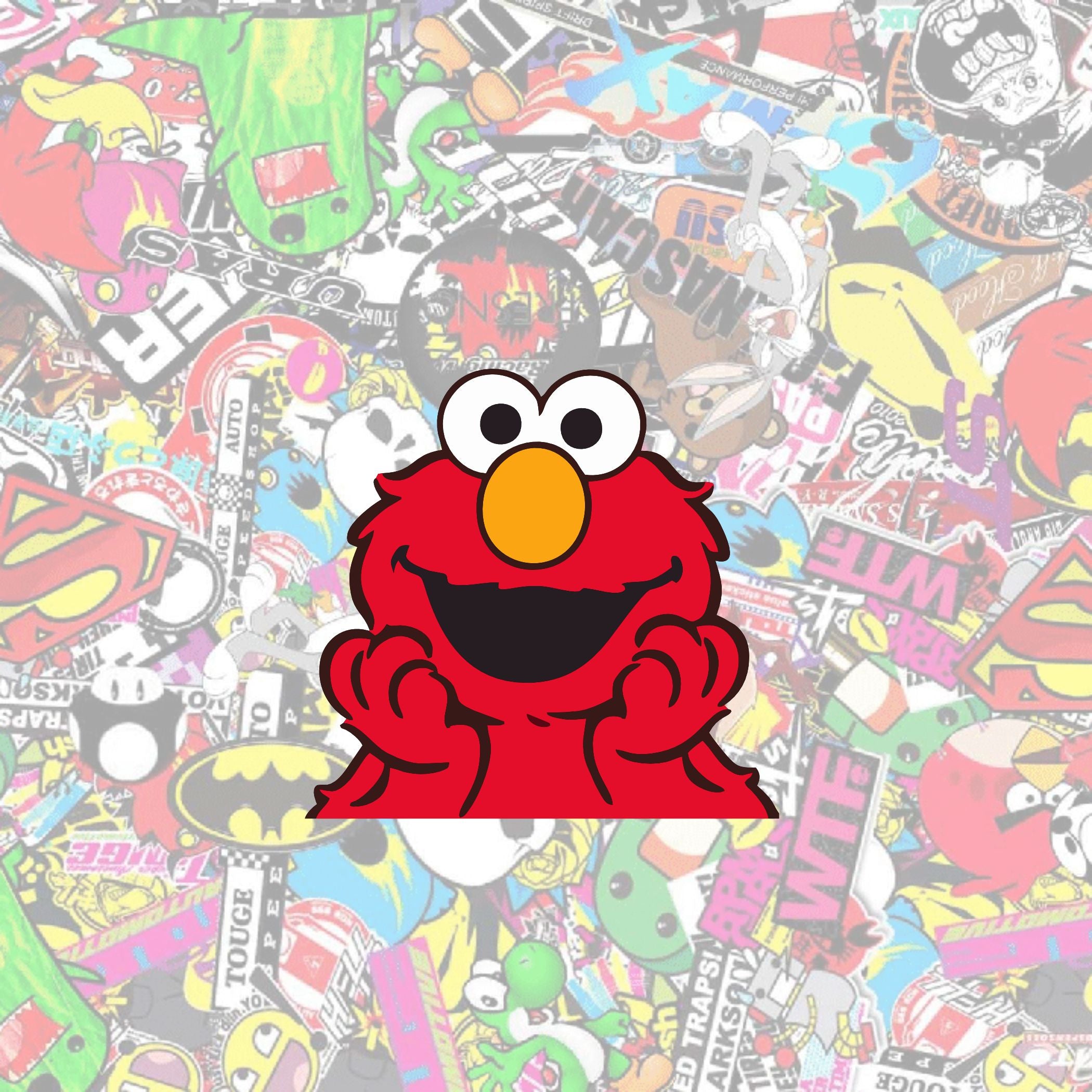 Cute Elmo Peeker