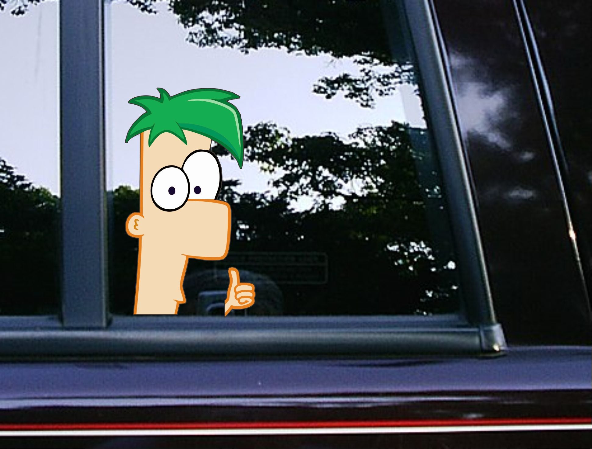Ferb Fletcher Thumbs Up Peeker