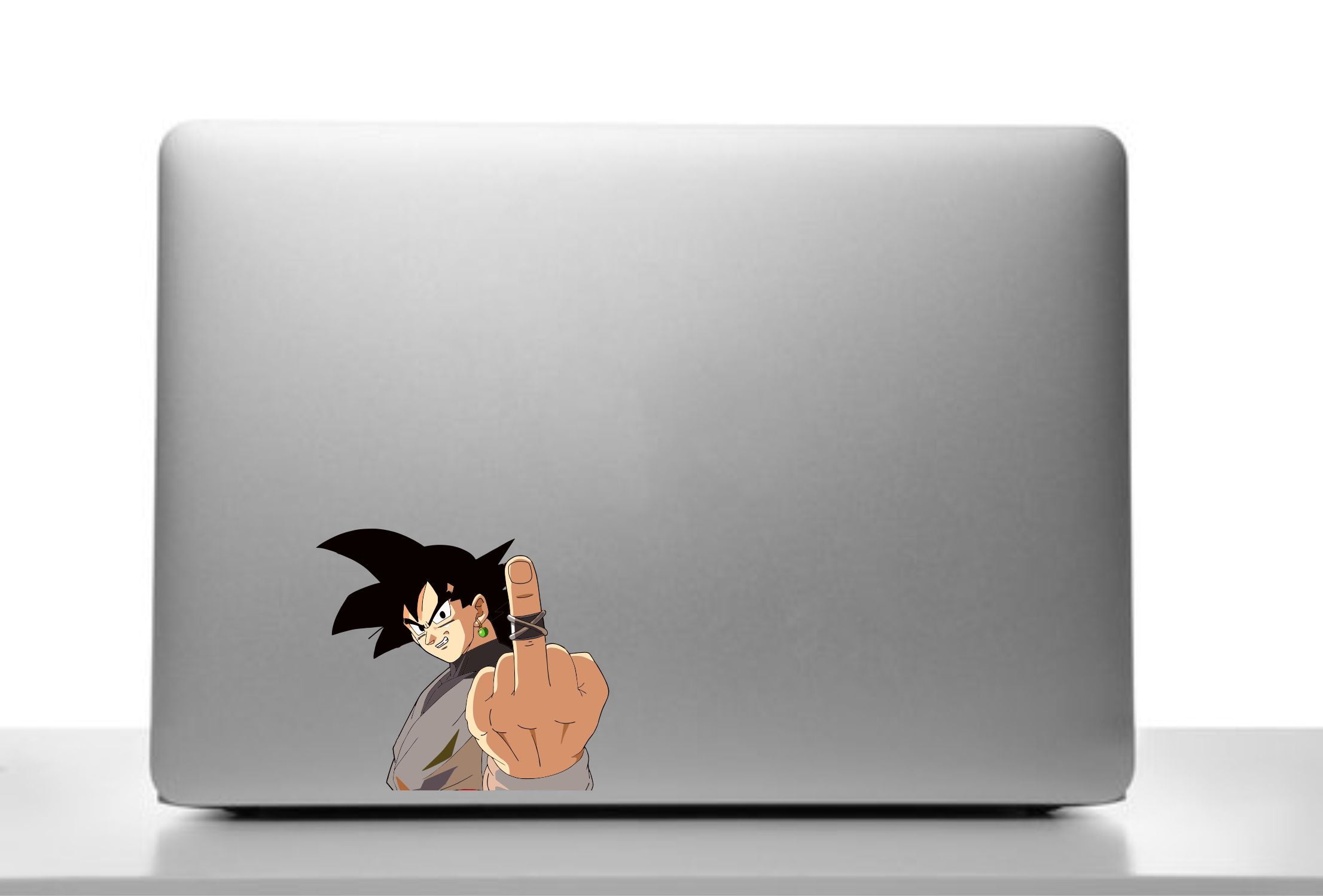 Goku Middle Finger Peeker