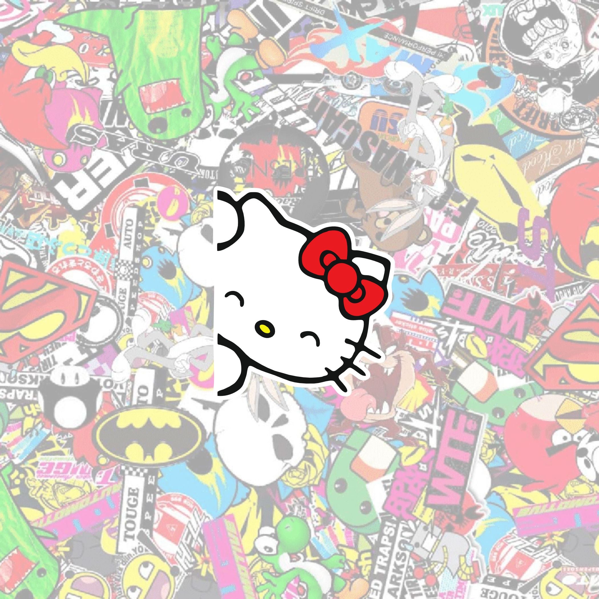 Hello Kitty Side Peeker