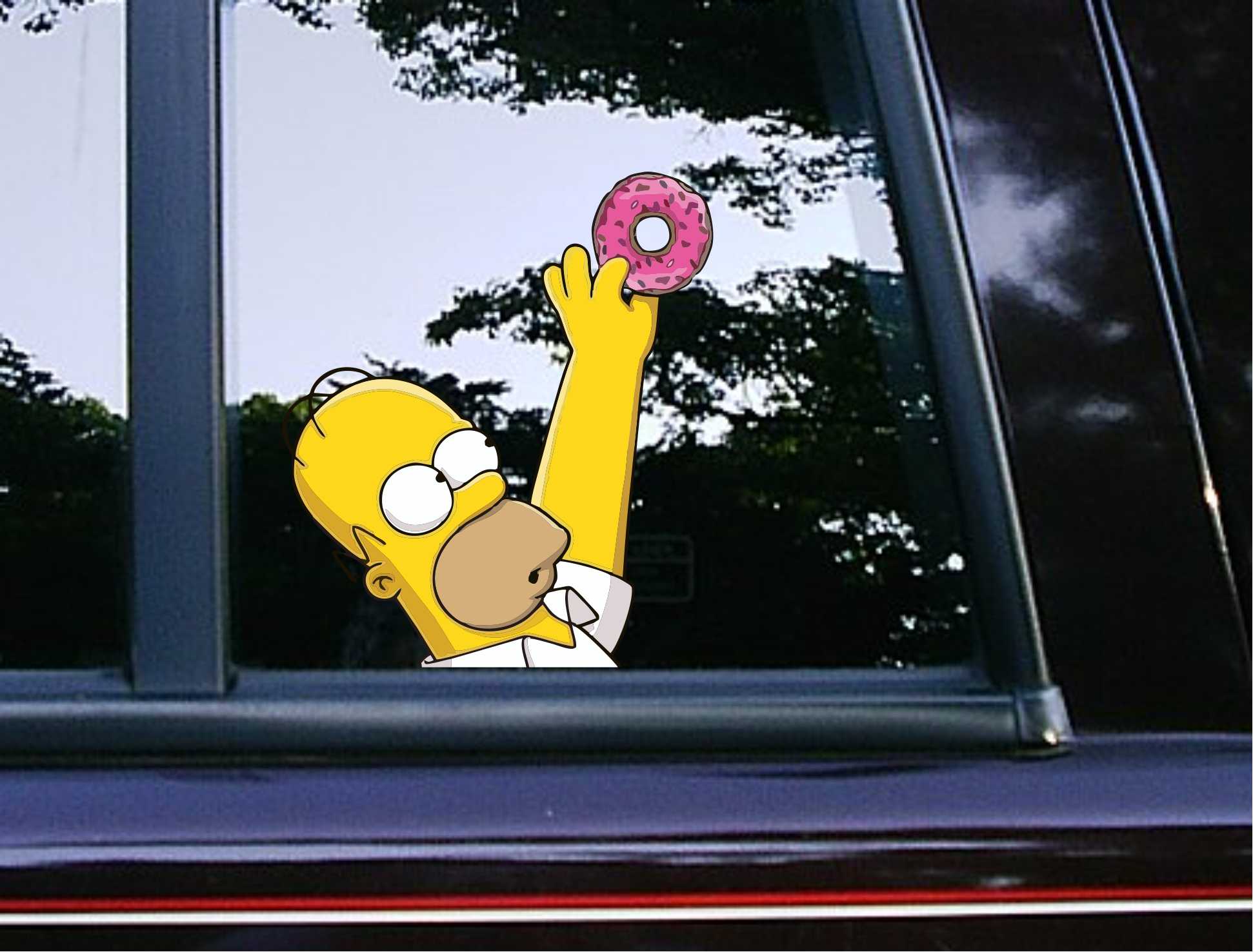 Homer Simpson with Donut Peeker