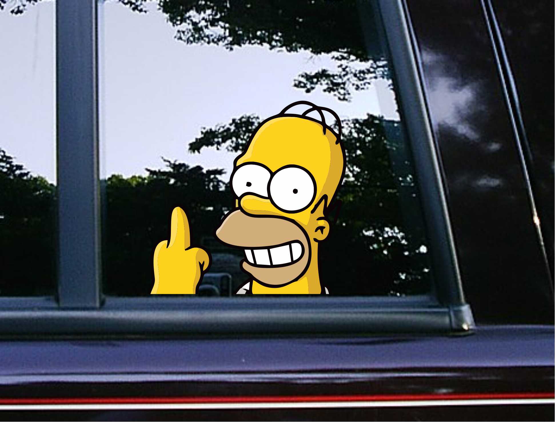 Homer Simpson Middle Finger