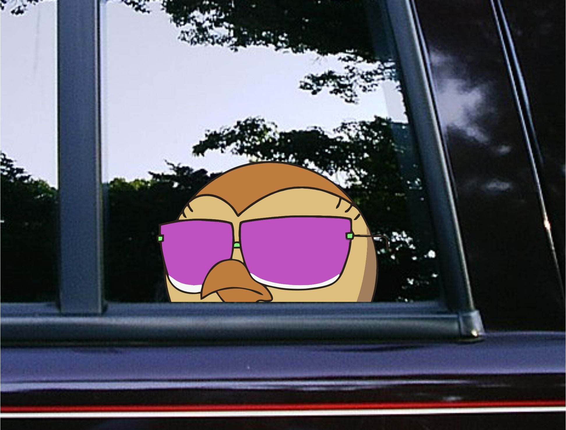 Hooty with Glasses Peeker