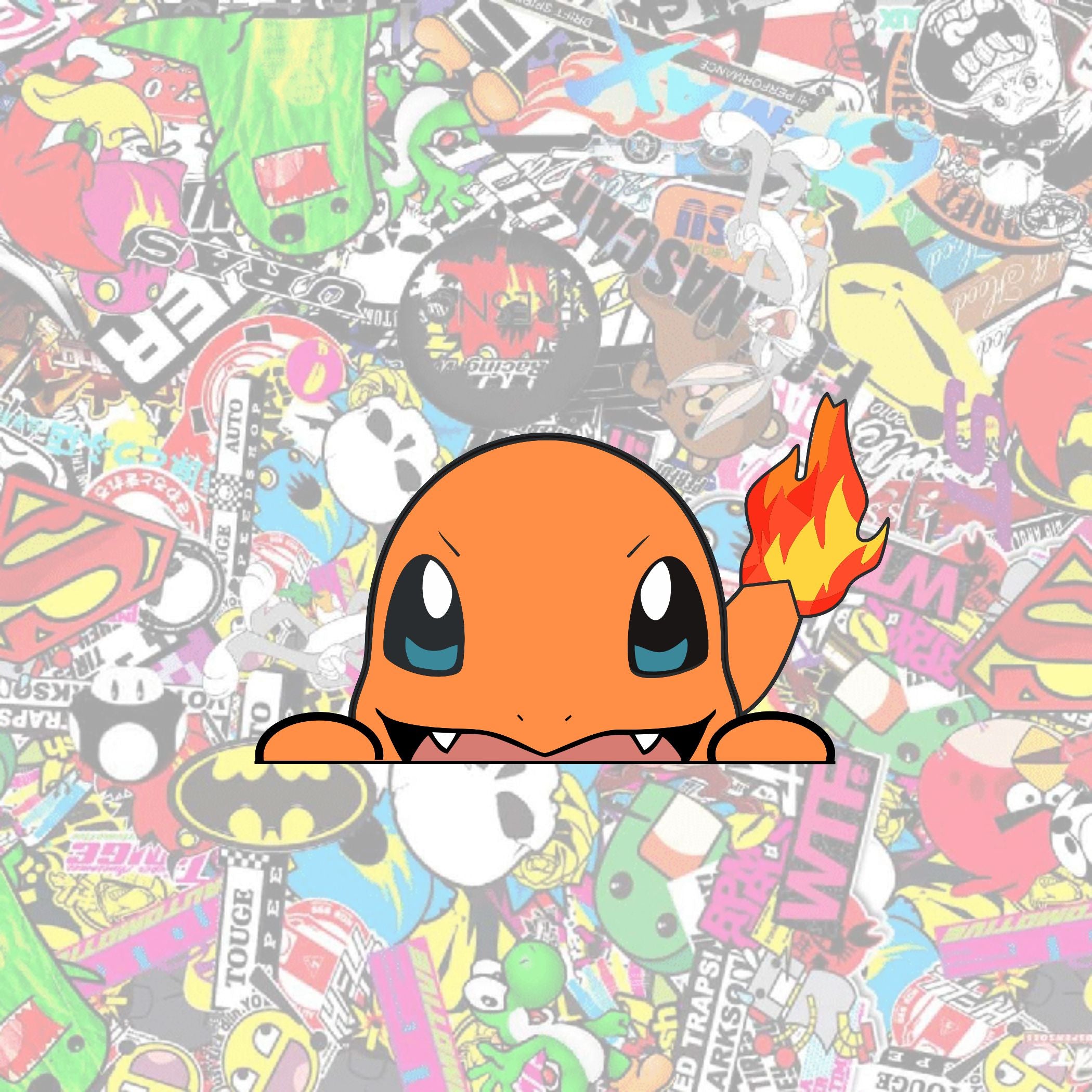 Cute Charmander Peeker