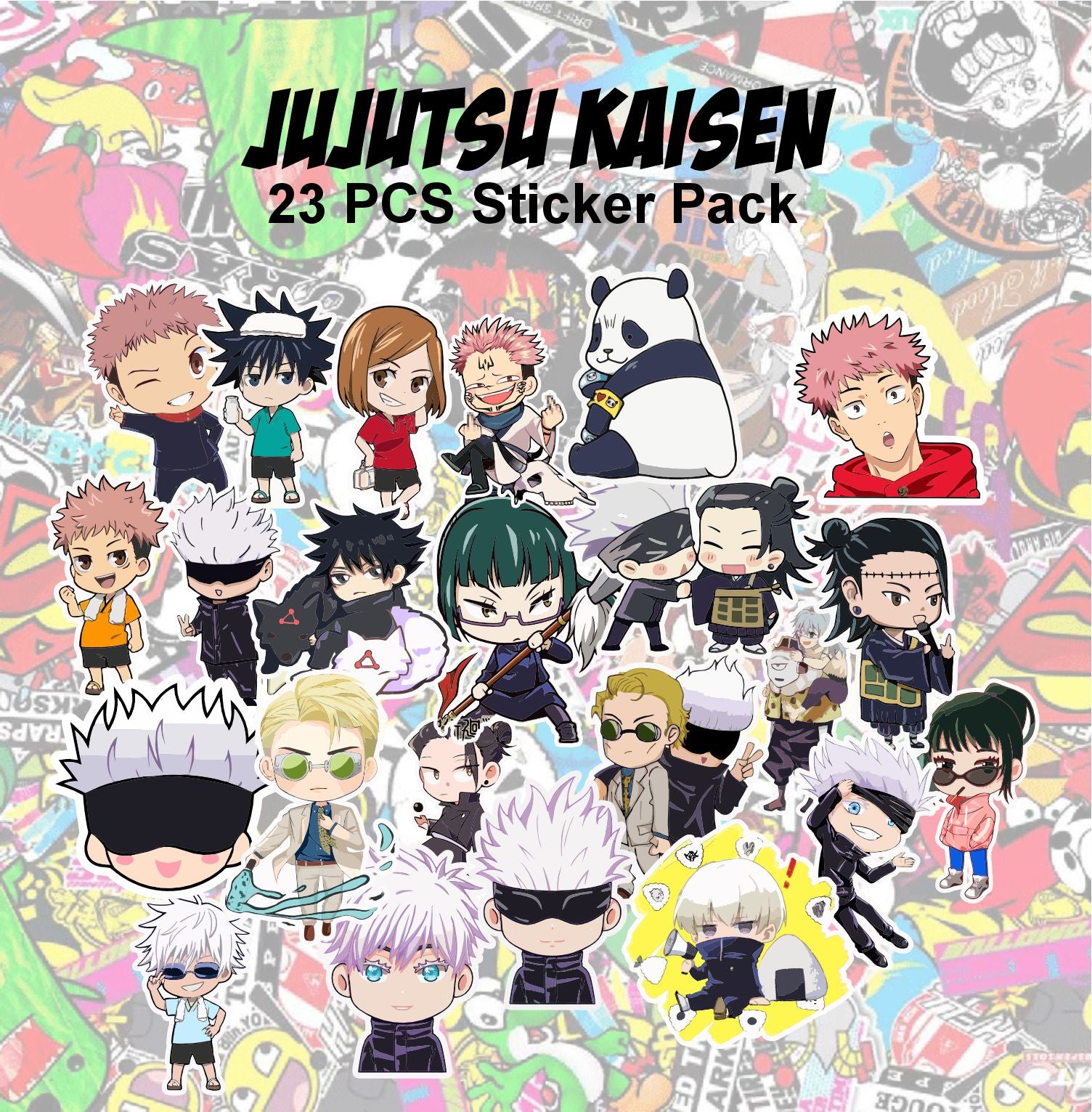 23 PCS Jujutsu Kaisen Sticker Pack