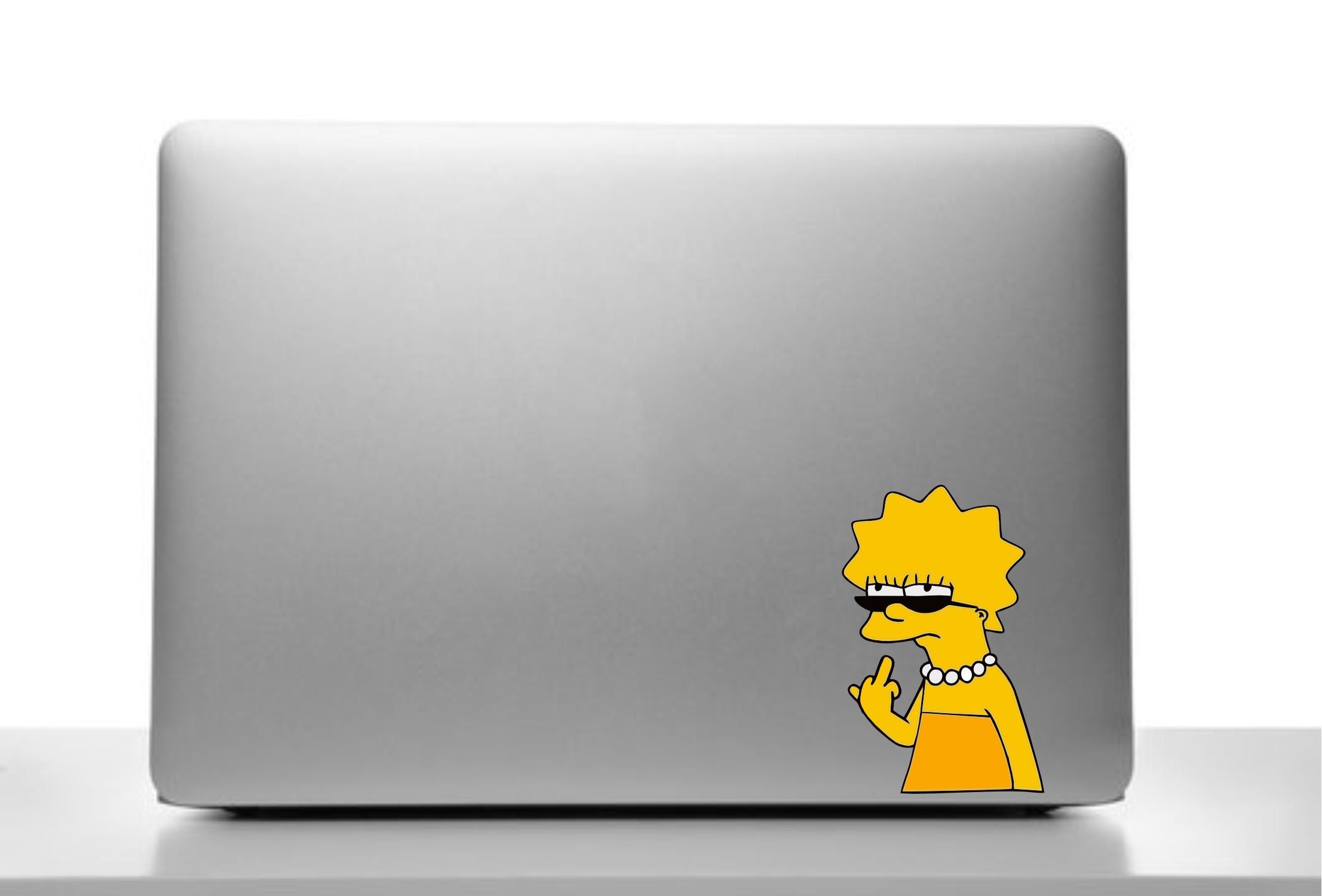 Lisa Simpsons Middle Finger Peeker