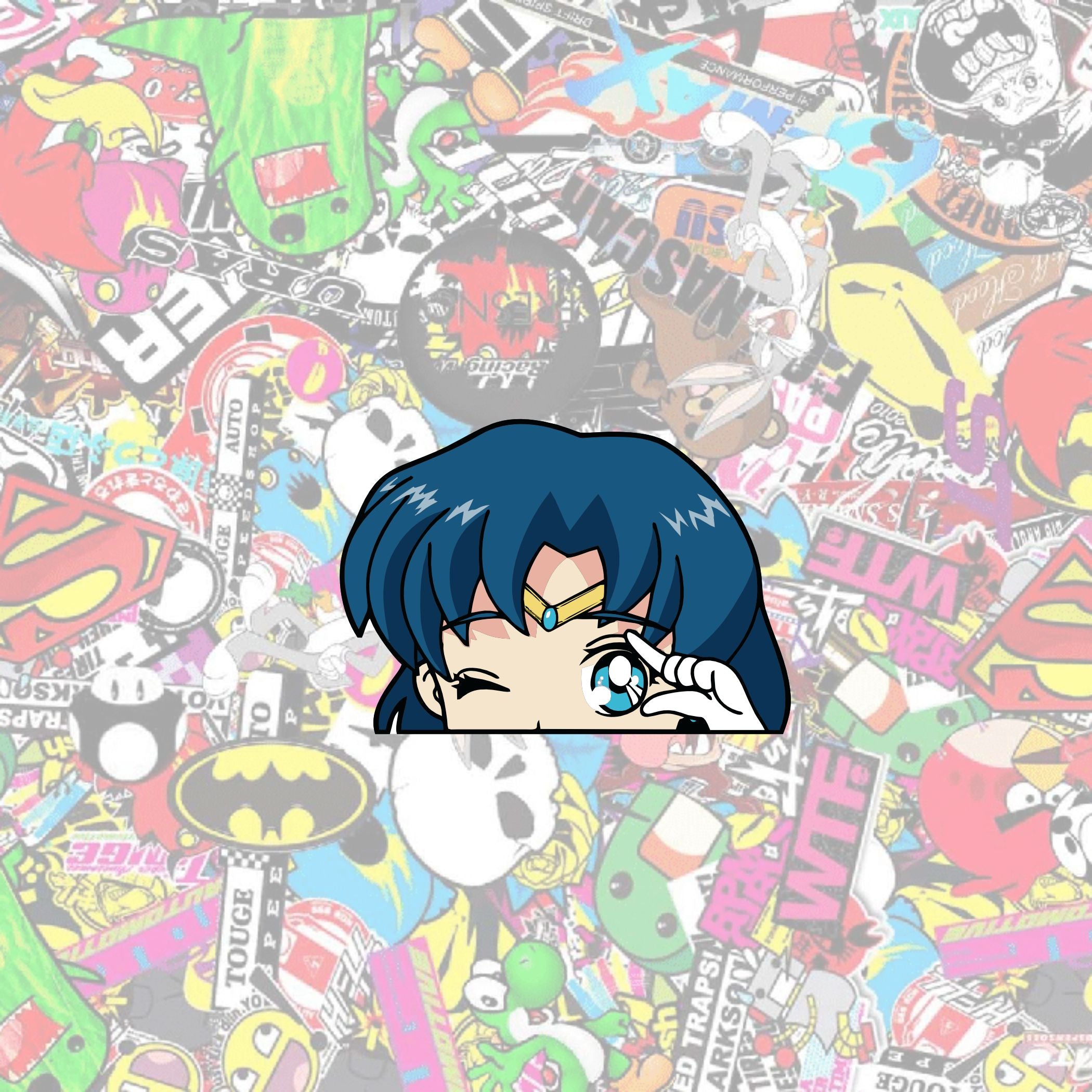 Sailor Mercury Peeker