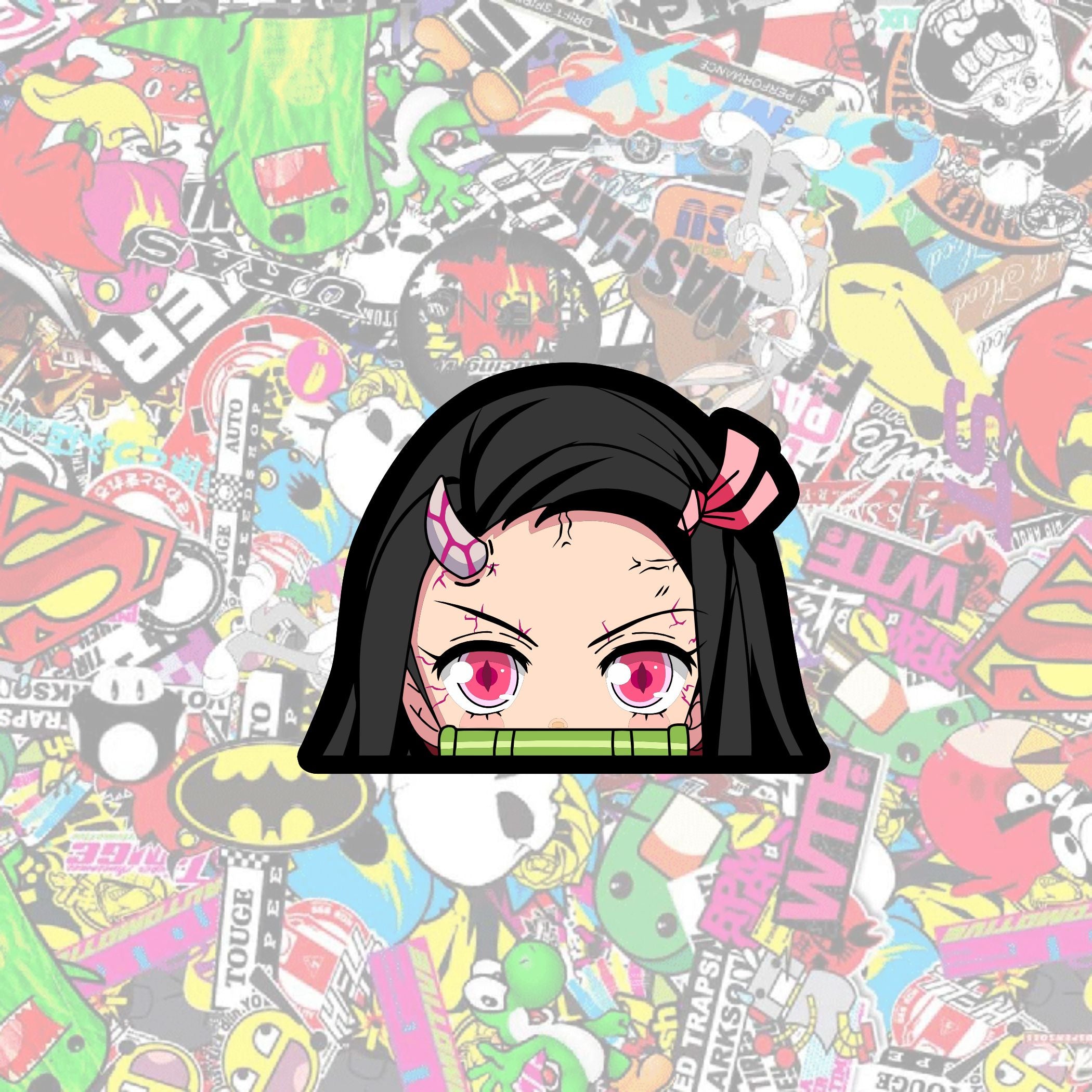 Angry Nezuko Peeker