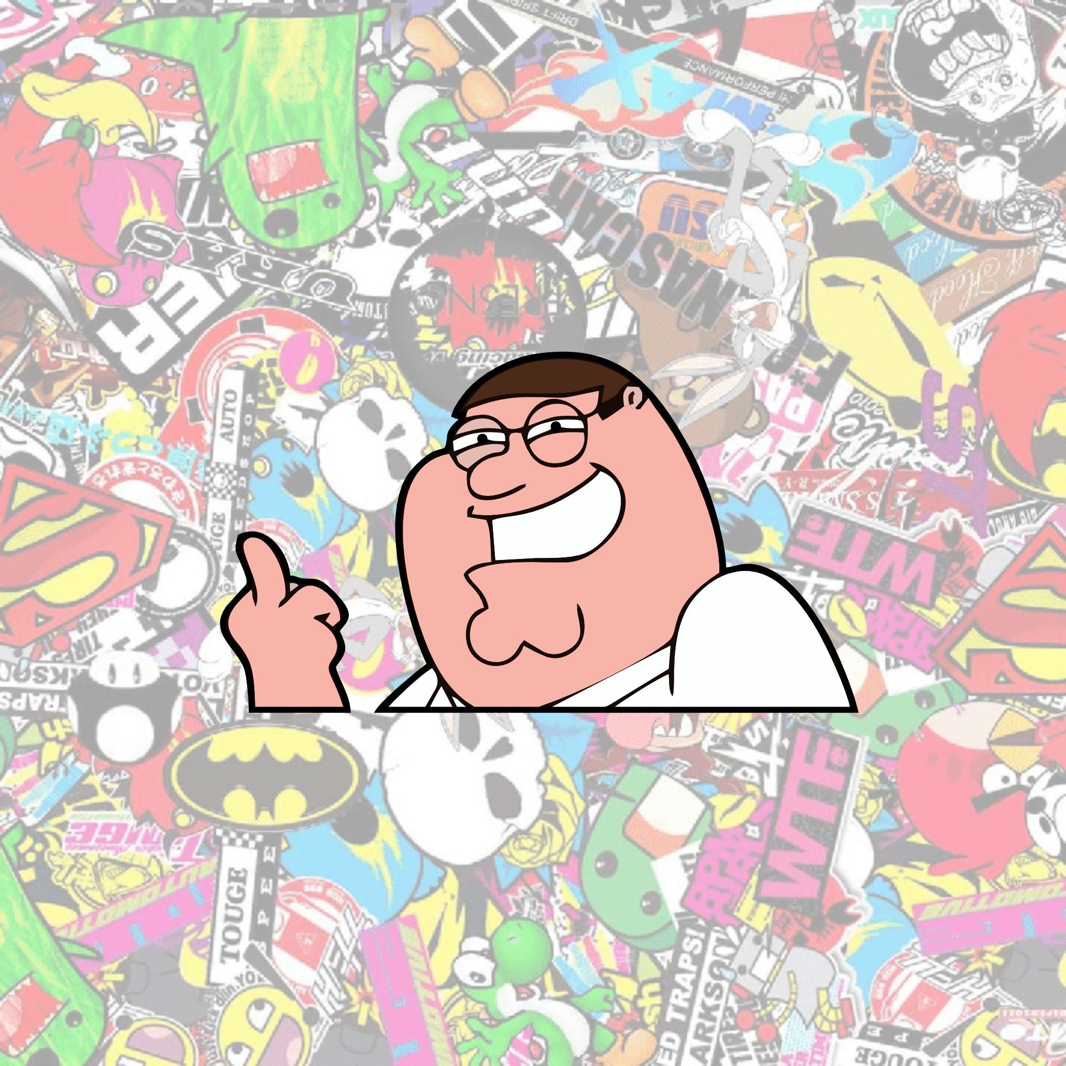 Peter Griffin Finger Peeker