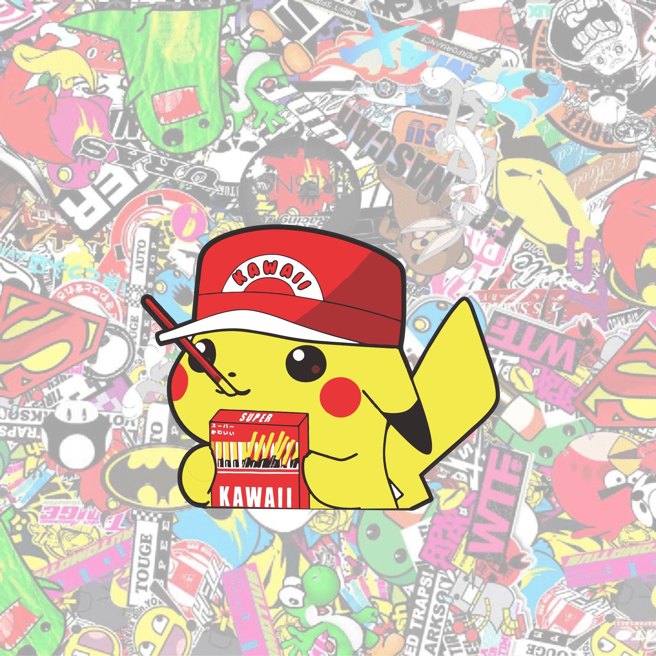 Kawaii Pikachu Peeker