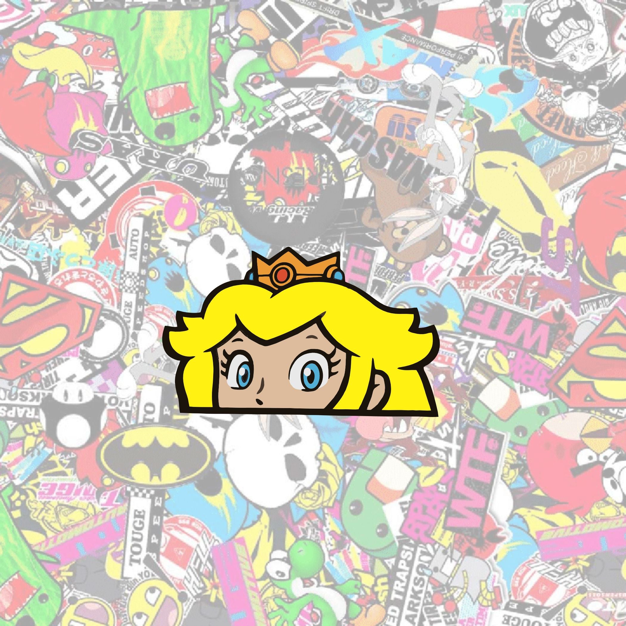 Princess Peach Peeker