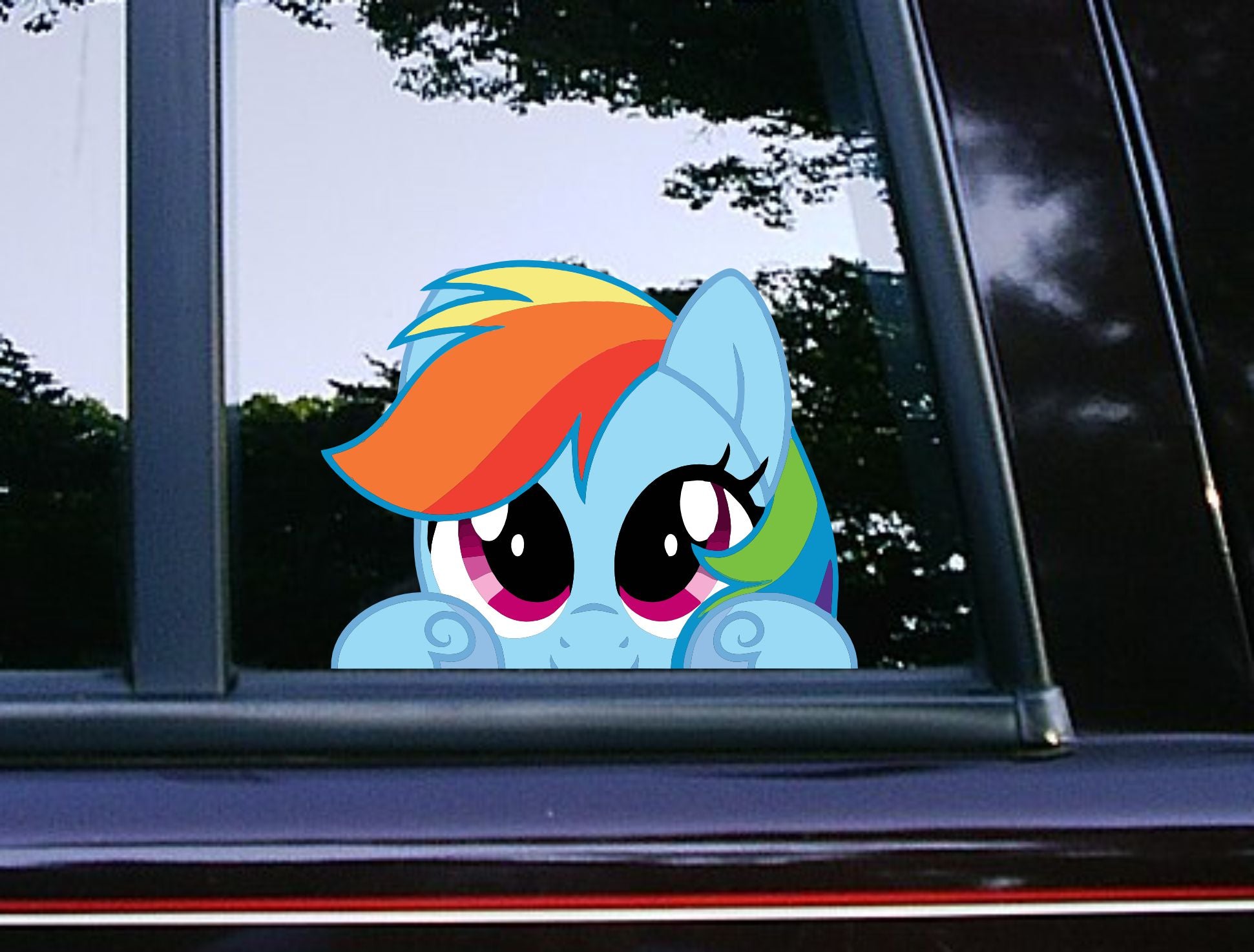 Cute Rainbow Dash Peeker