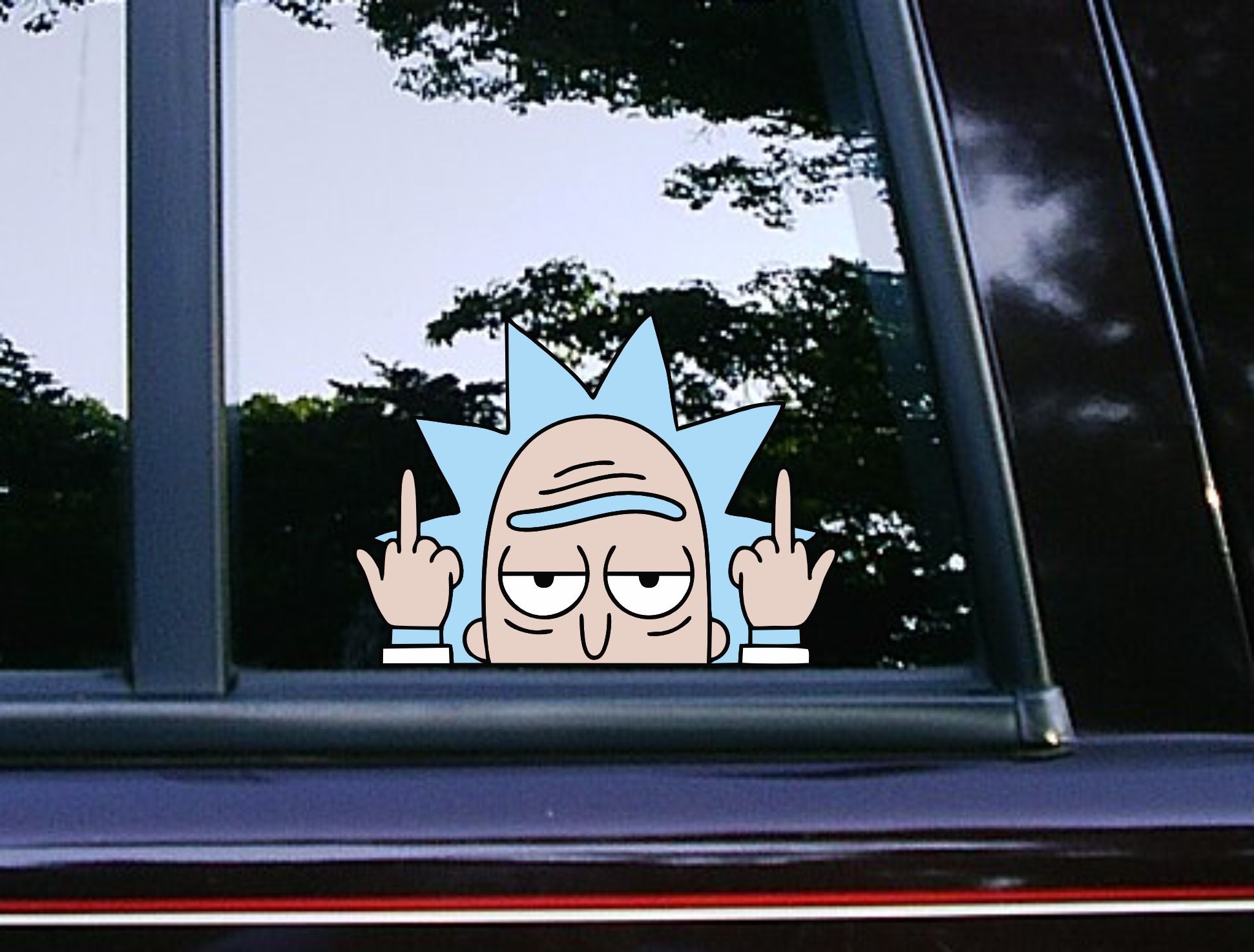 Rick Middle Finger