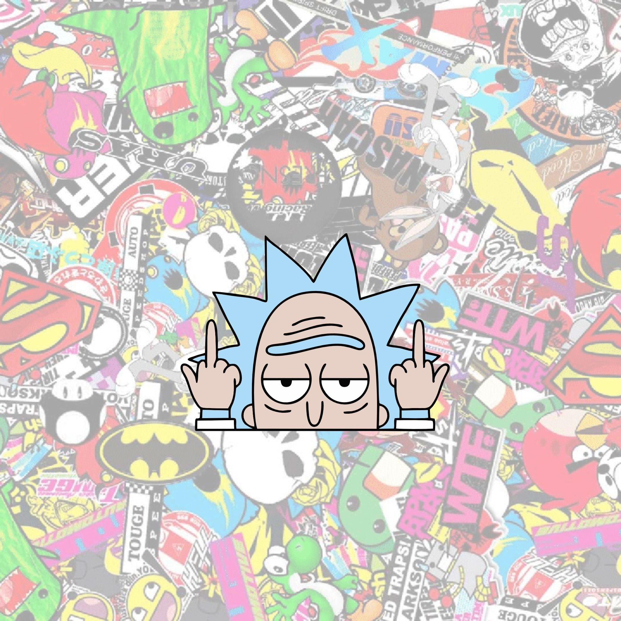 Rick Middle Finger
