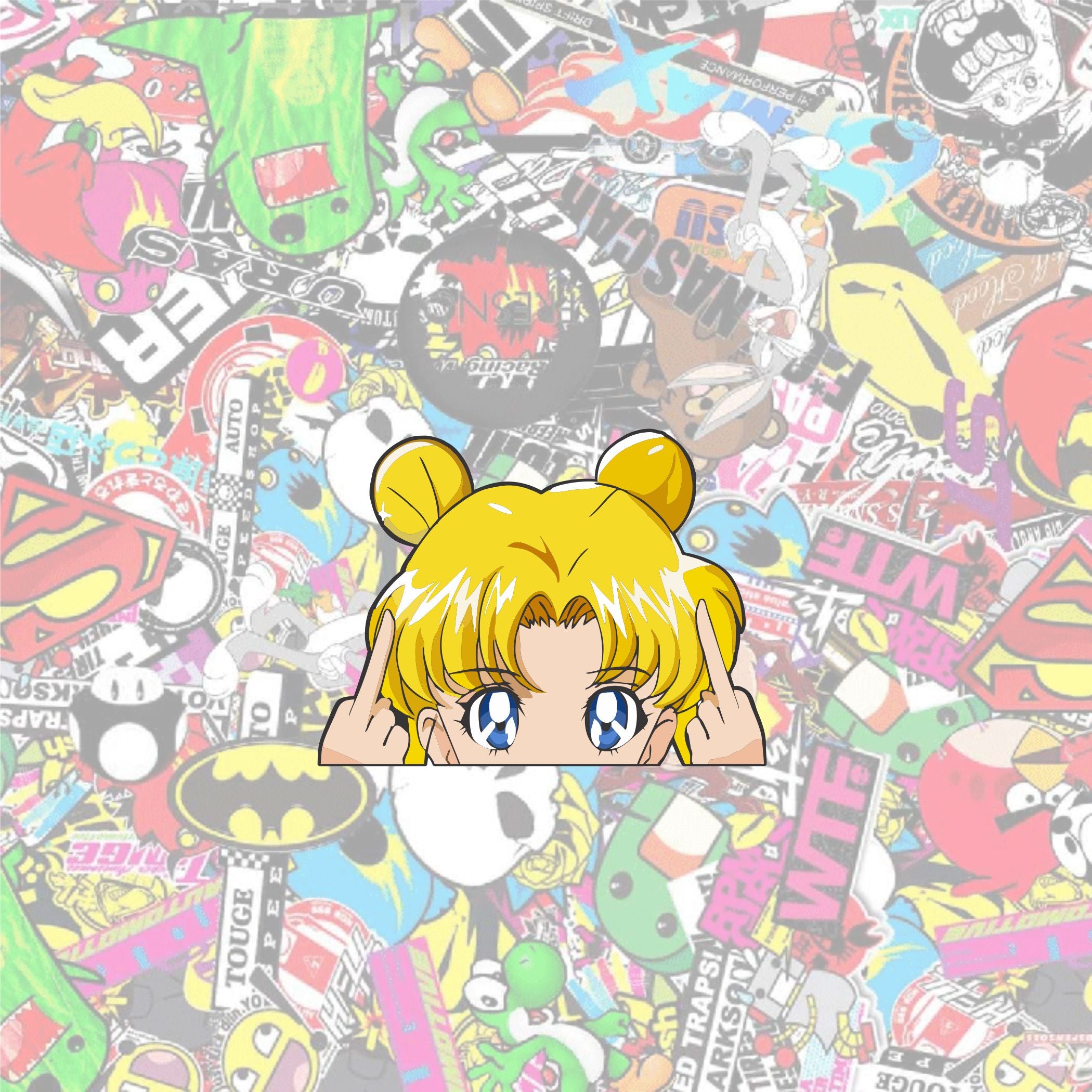 Sailor Moon Middle FingerPeeker