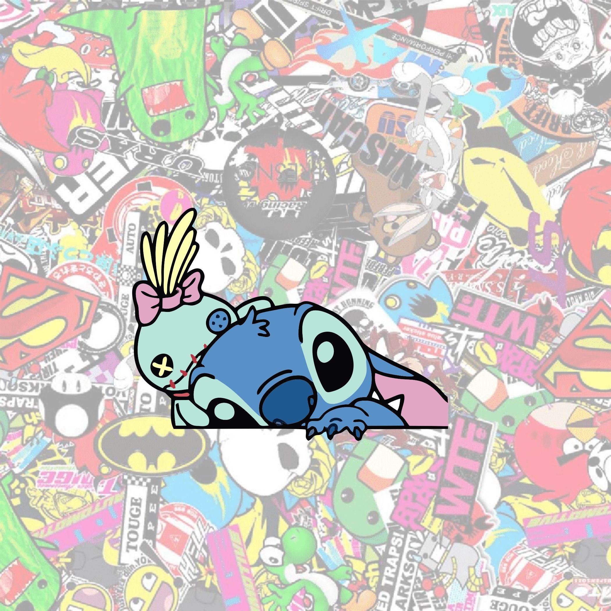 Stitch with Scrumpy Doll Peeker