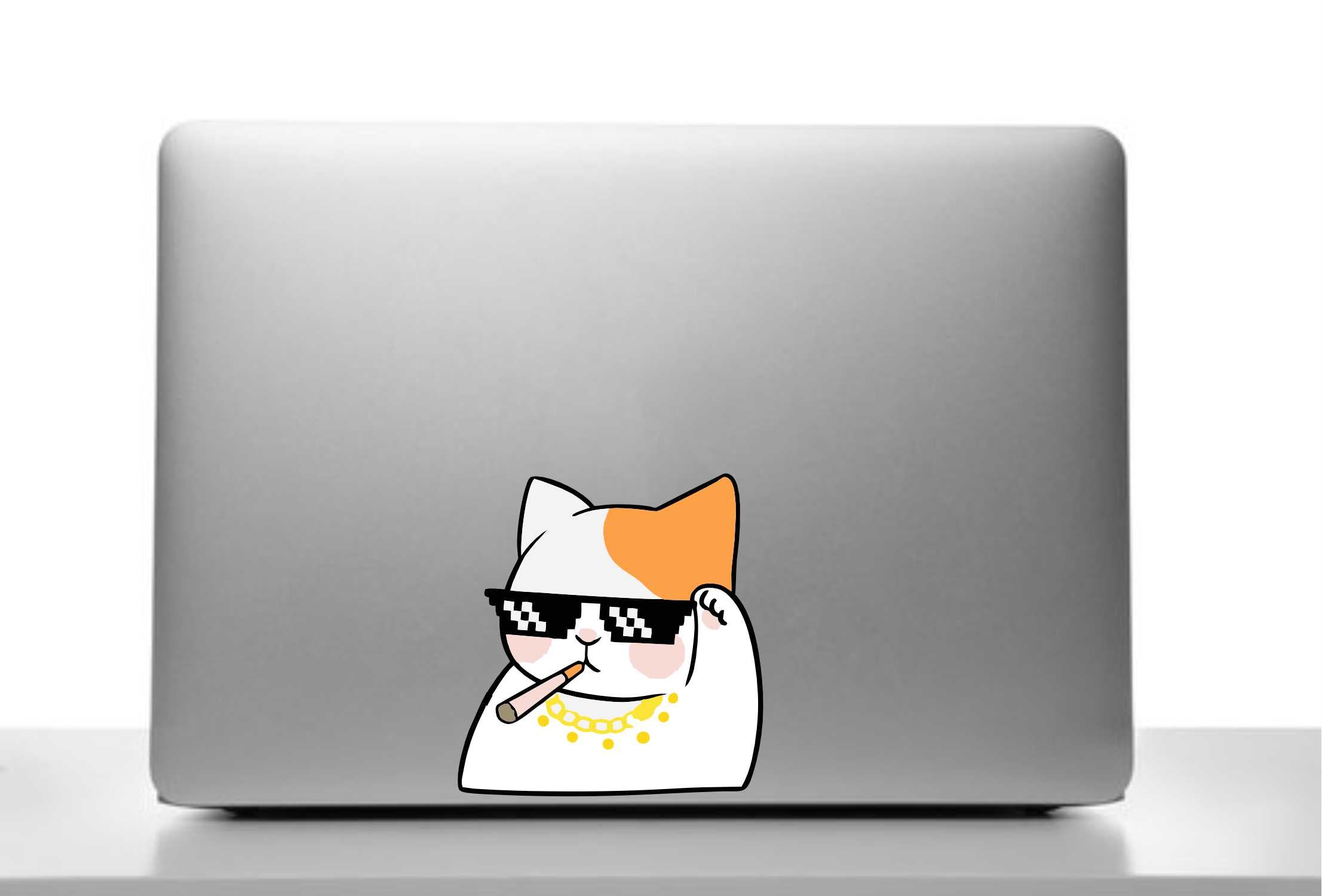 Thug Life Cat Peeker