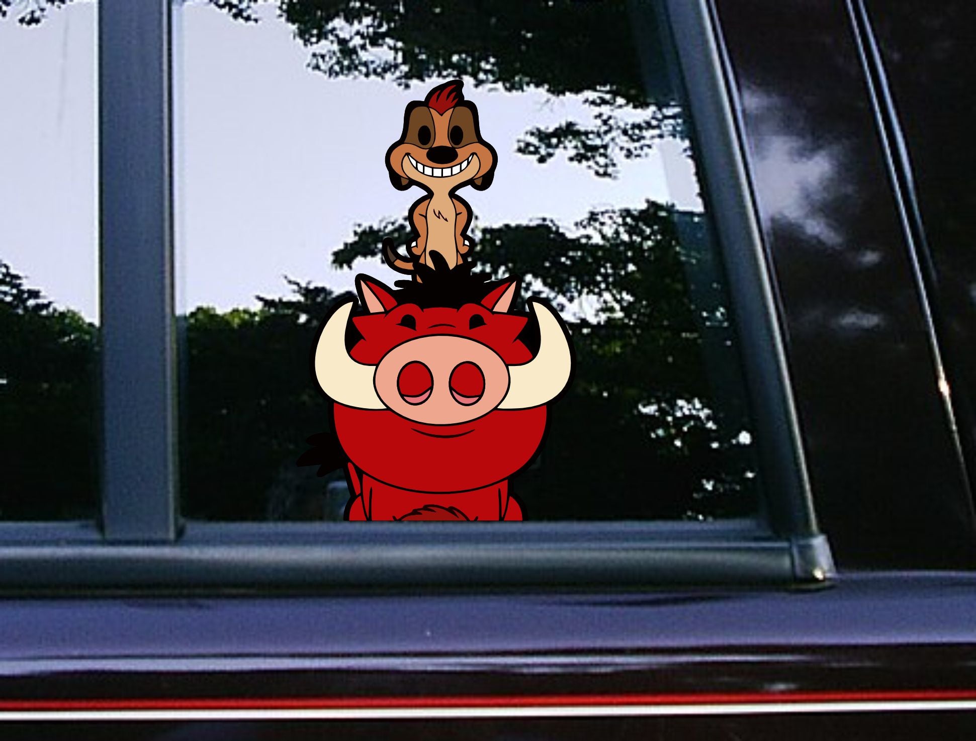 Timon and Pumba Chibi Peeker