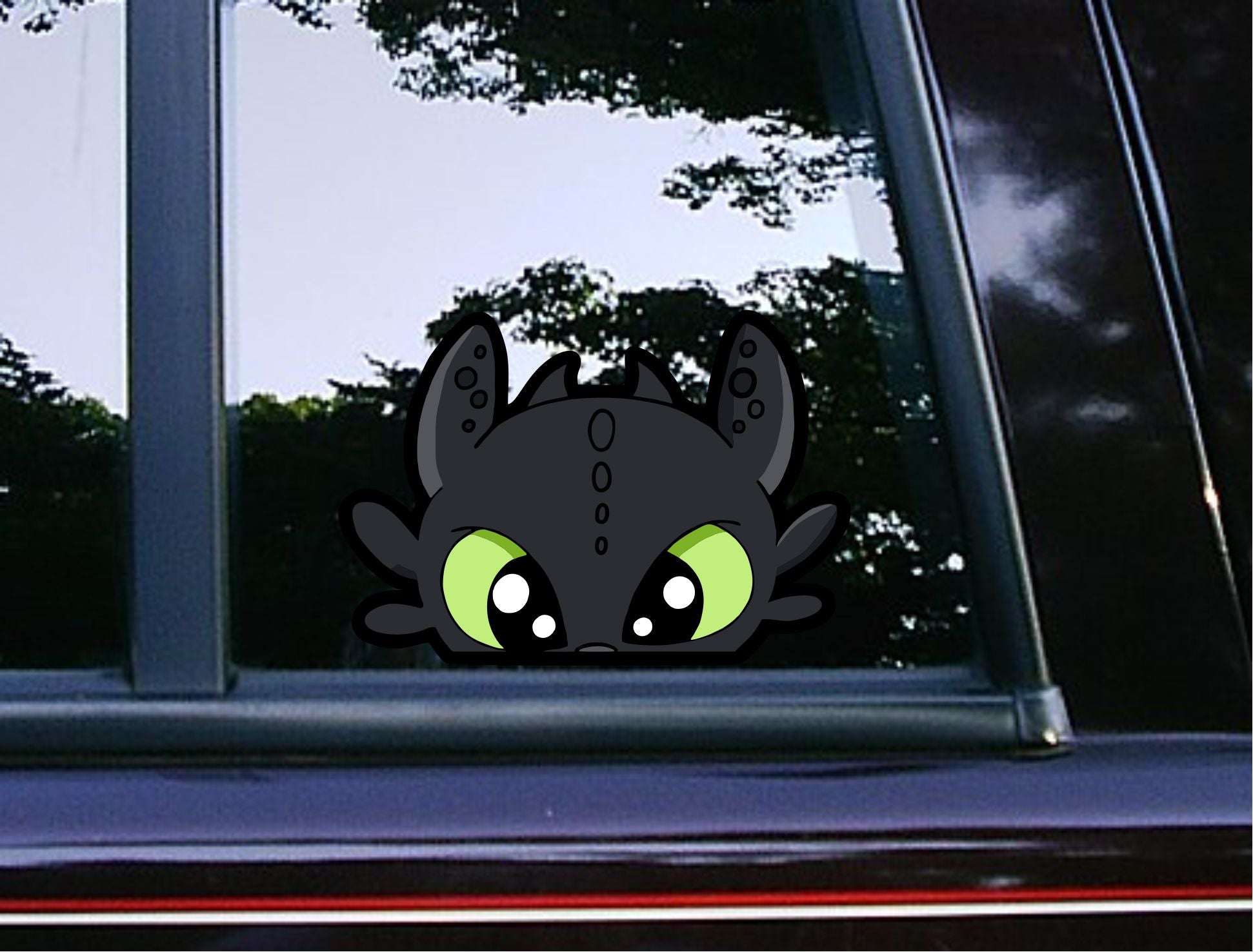 Cute Toothless Peeker